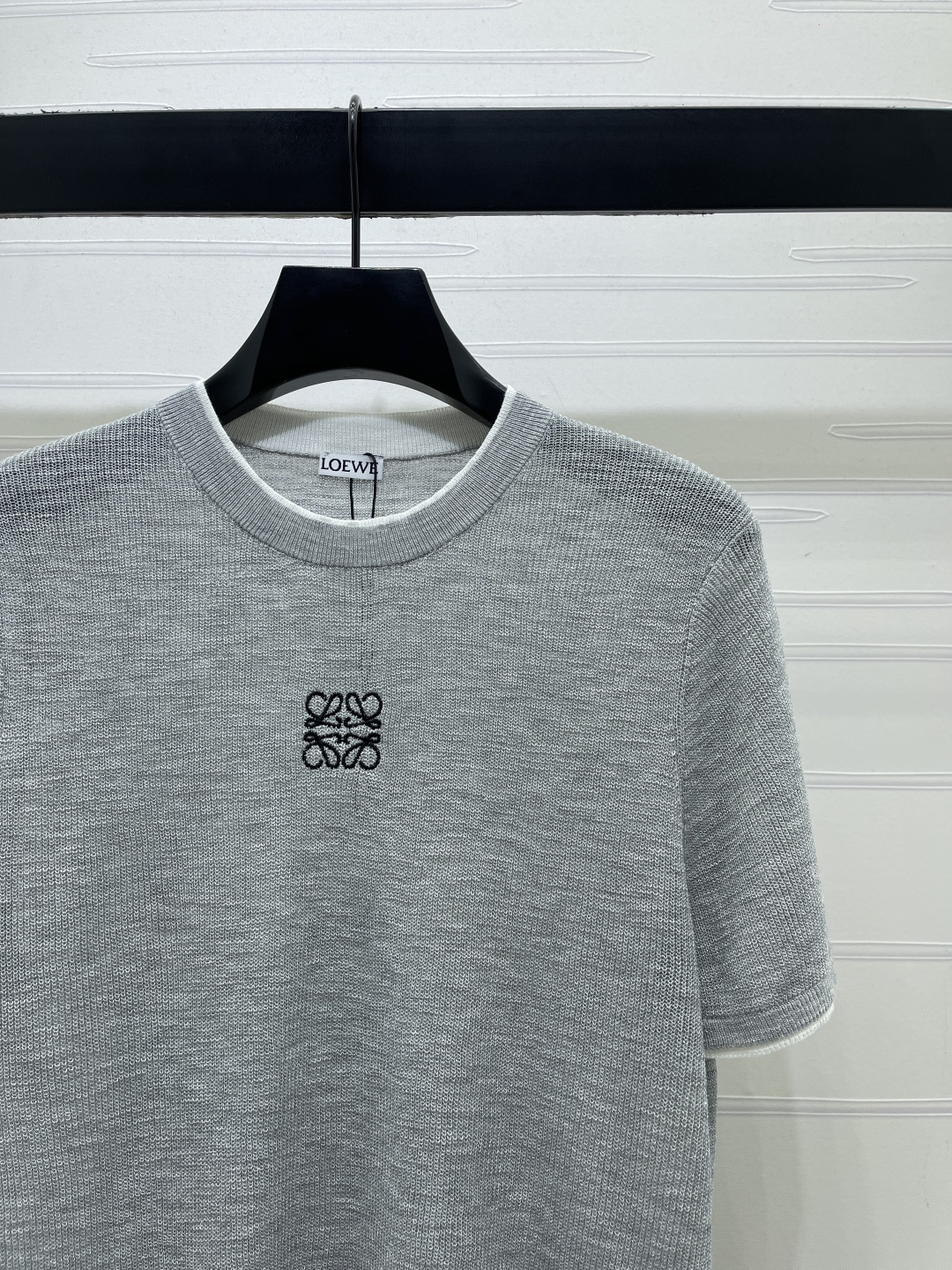 ロエベ ロゴ刺繍 ニットTシャツ 画像 4