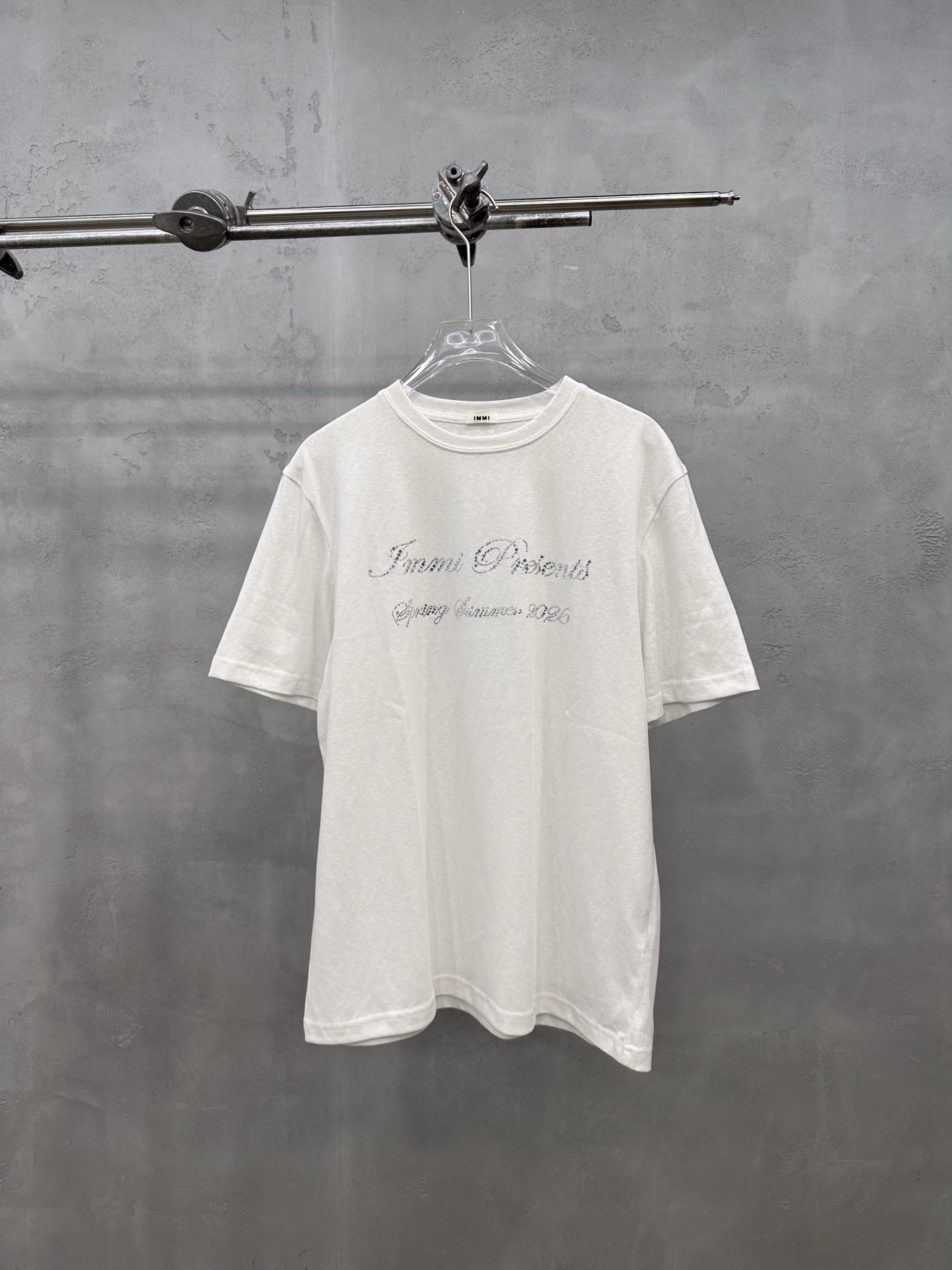 イミ ラインストーン ロゴ Tシャツ 詳細画像 1