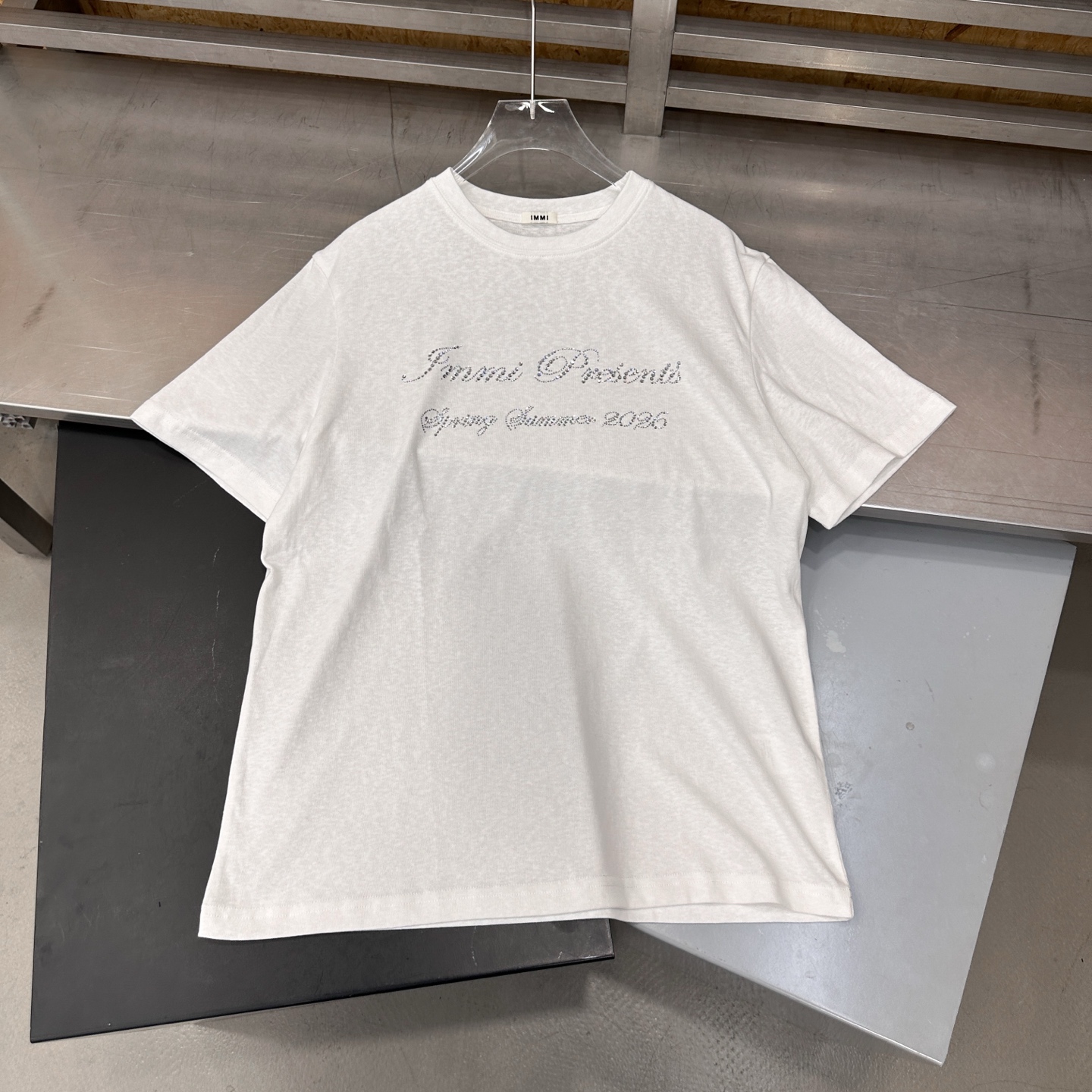イミ ラインストーン ロゴ Tシャツ 画像 4