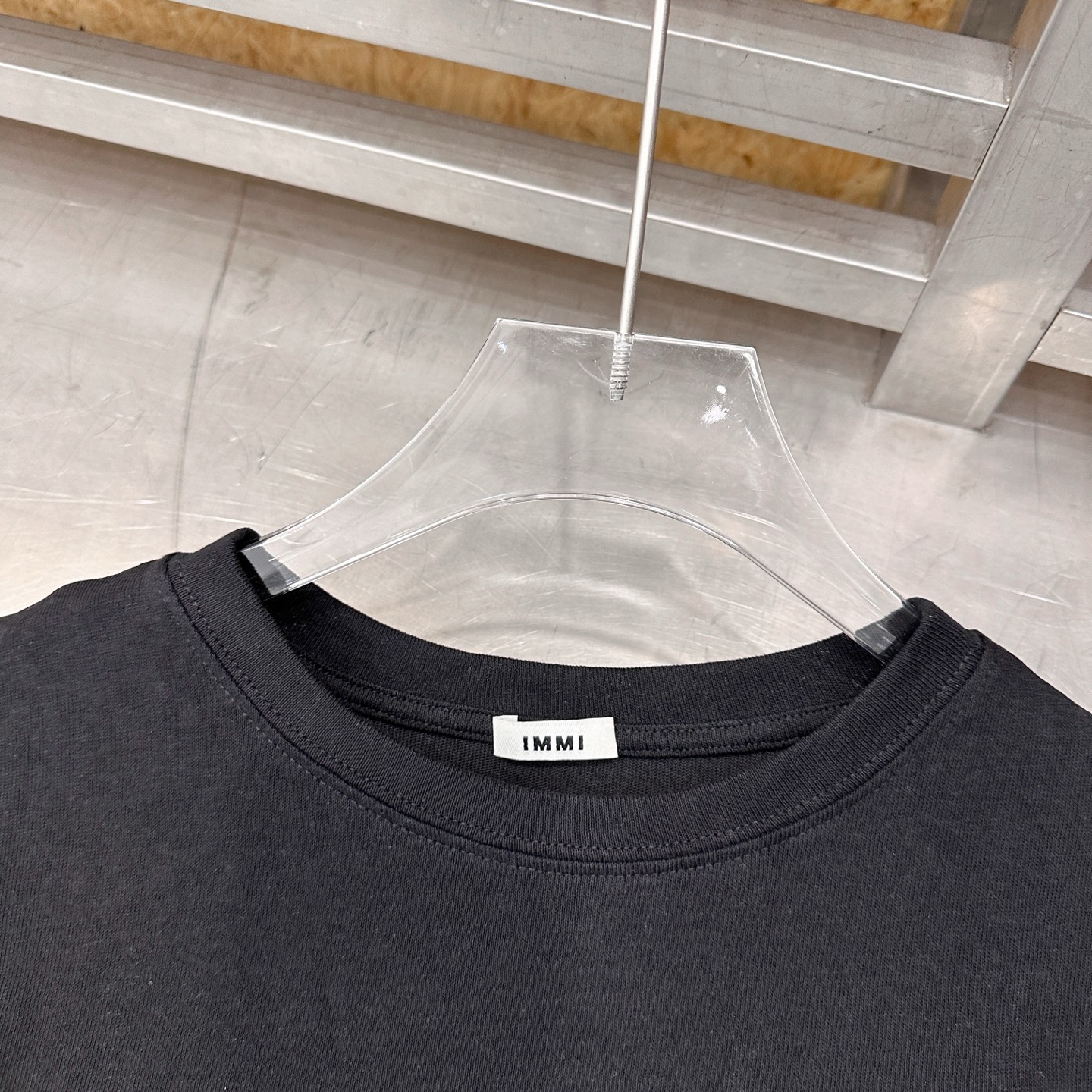 イミ ラインストーン スクリプトロゴ Tシャツ 画像 5