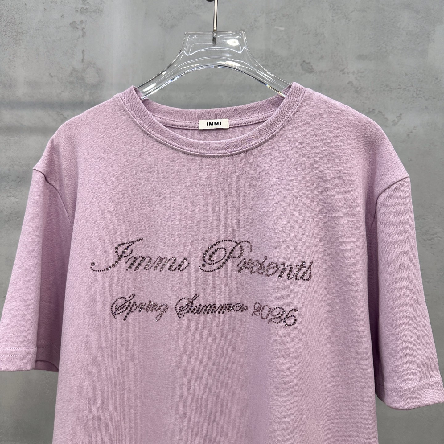 イミ ラインストーンロゴTシャツ 詳細画像 3