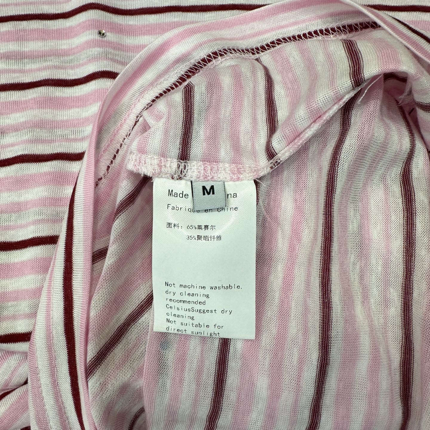 アレキサンダーワン ラインストーン ストライプ Tシャツ 画像 7