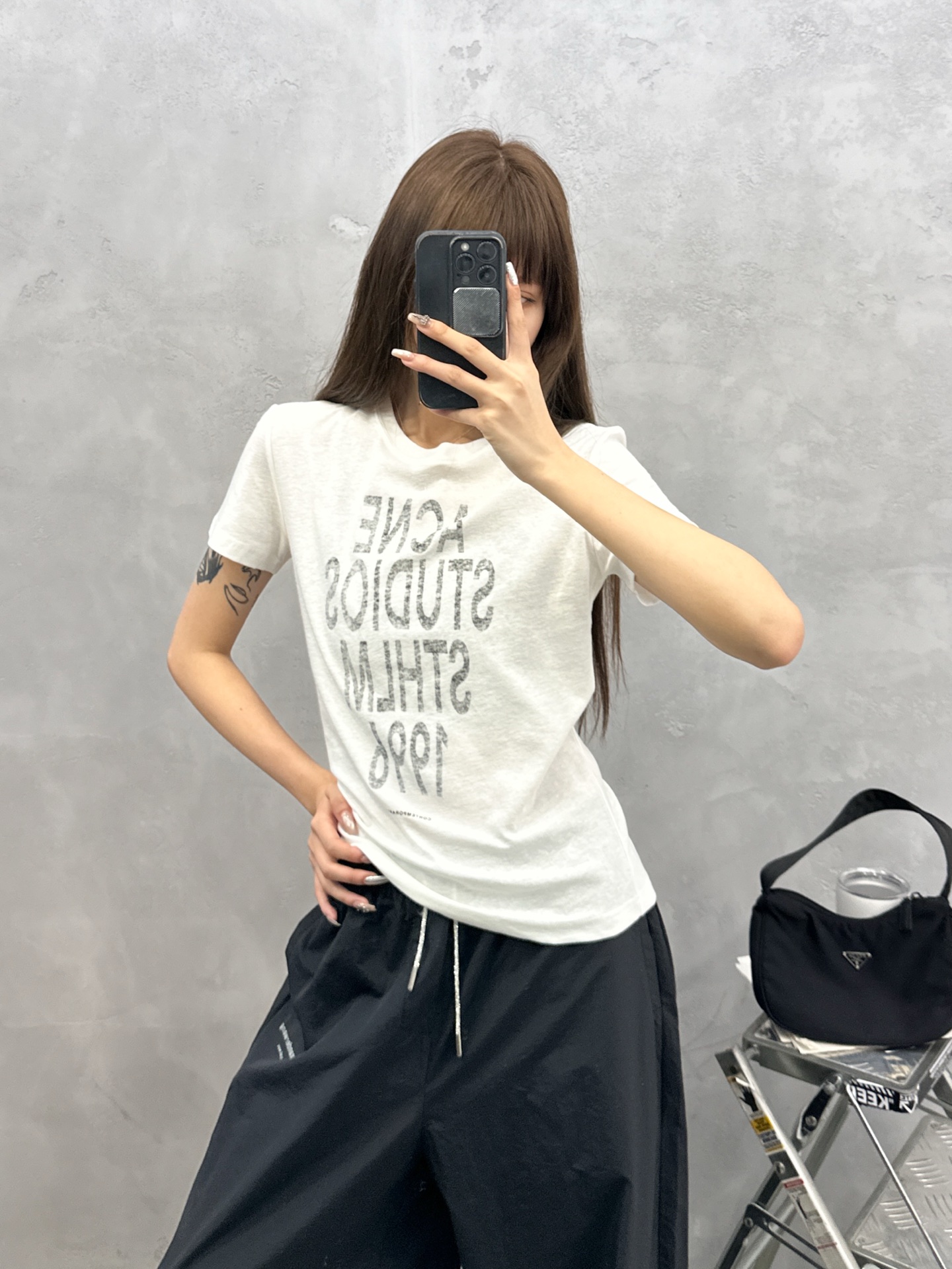 アクネ ストゥディオズ ストックホルム 1996 ウォッシュド Tシャツ 画像 8