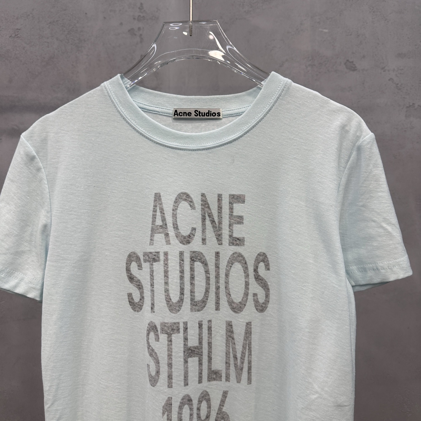アクネ ストゥディオズ ウォッシュド グラフィック Tシャツ 詳細画像 3