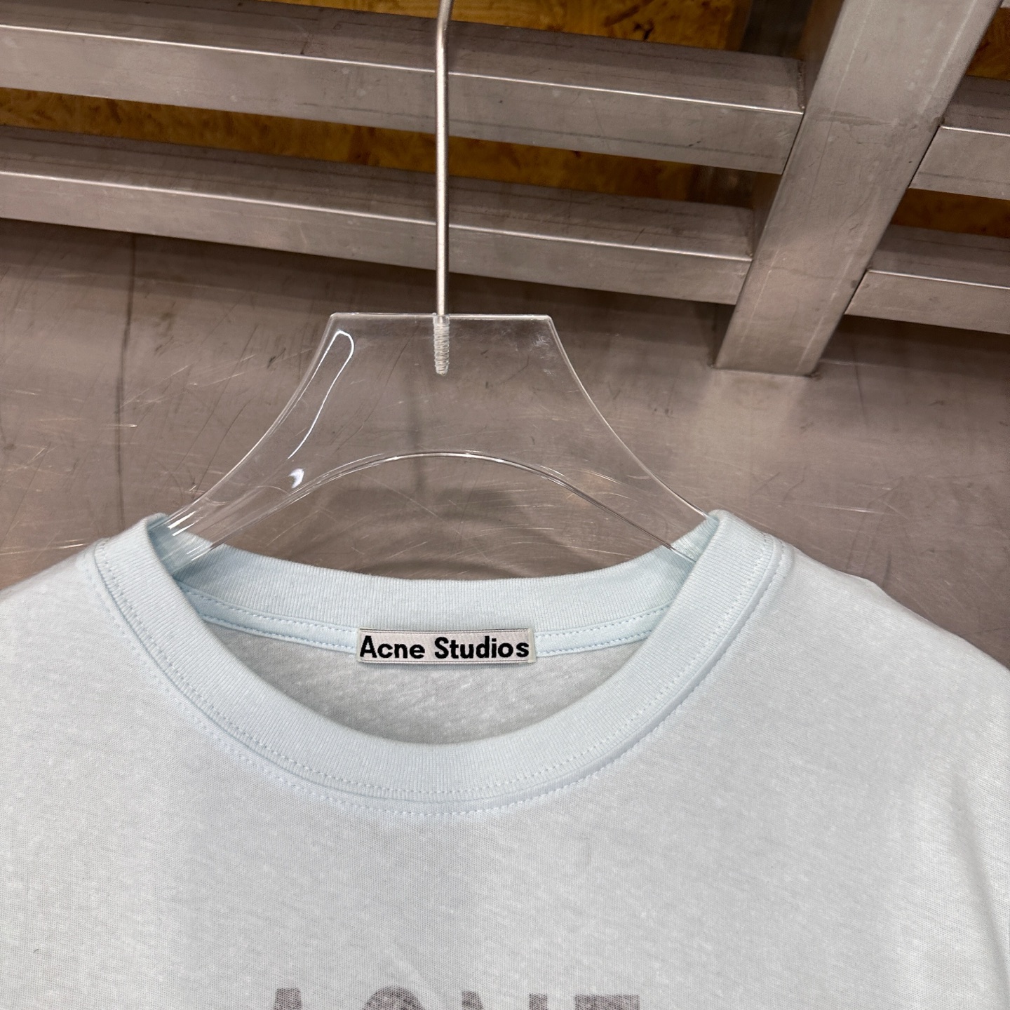 アクネ ストゥディオズ ウォッシュド グラフィック Tシャツ 画像 5