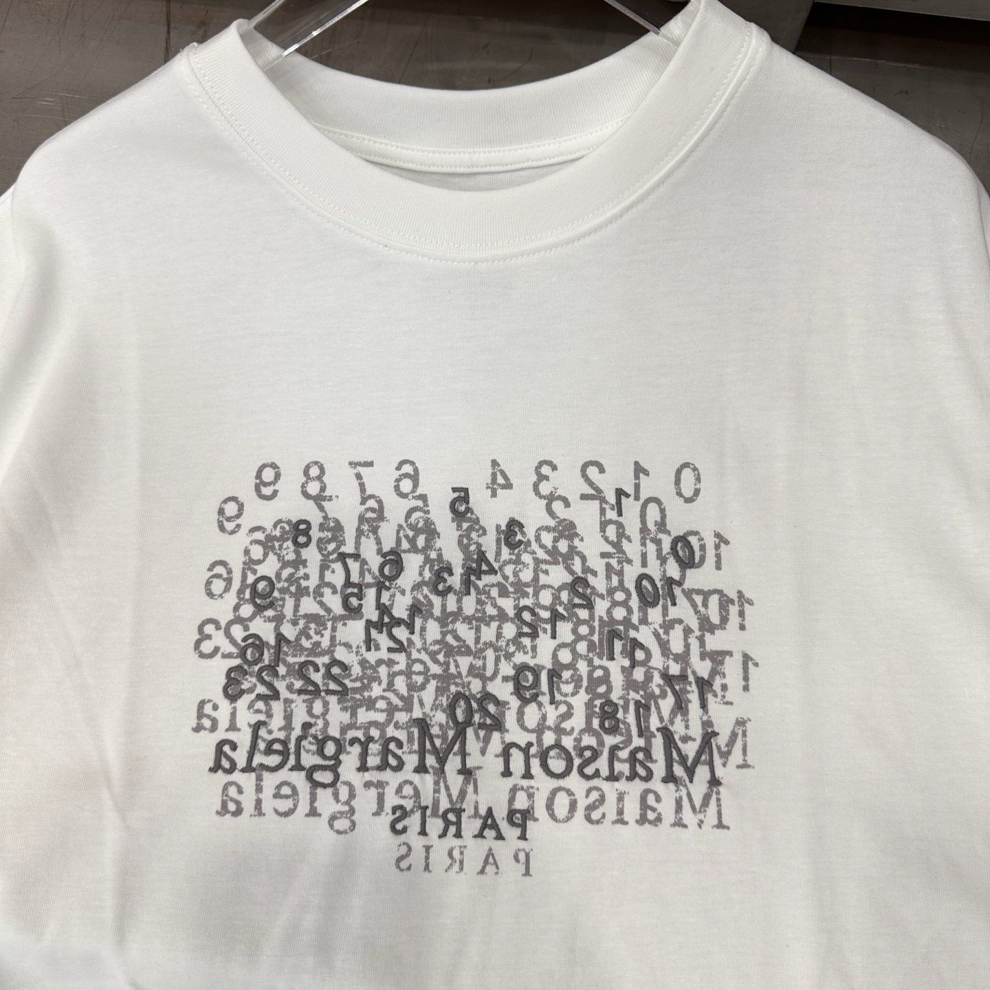 エムエム6 メゾン マルジェラ ナンバーロゴ Tシャツ 画像 6