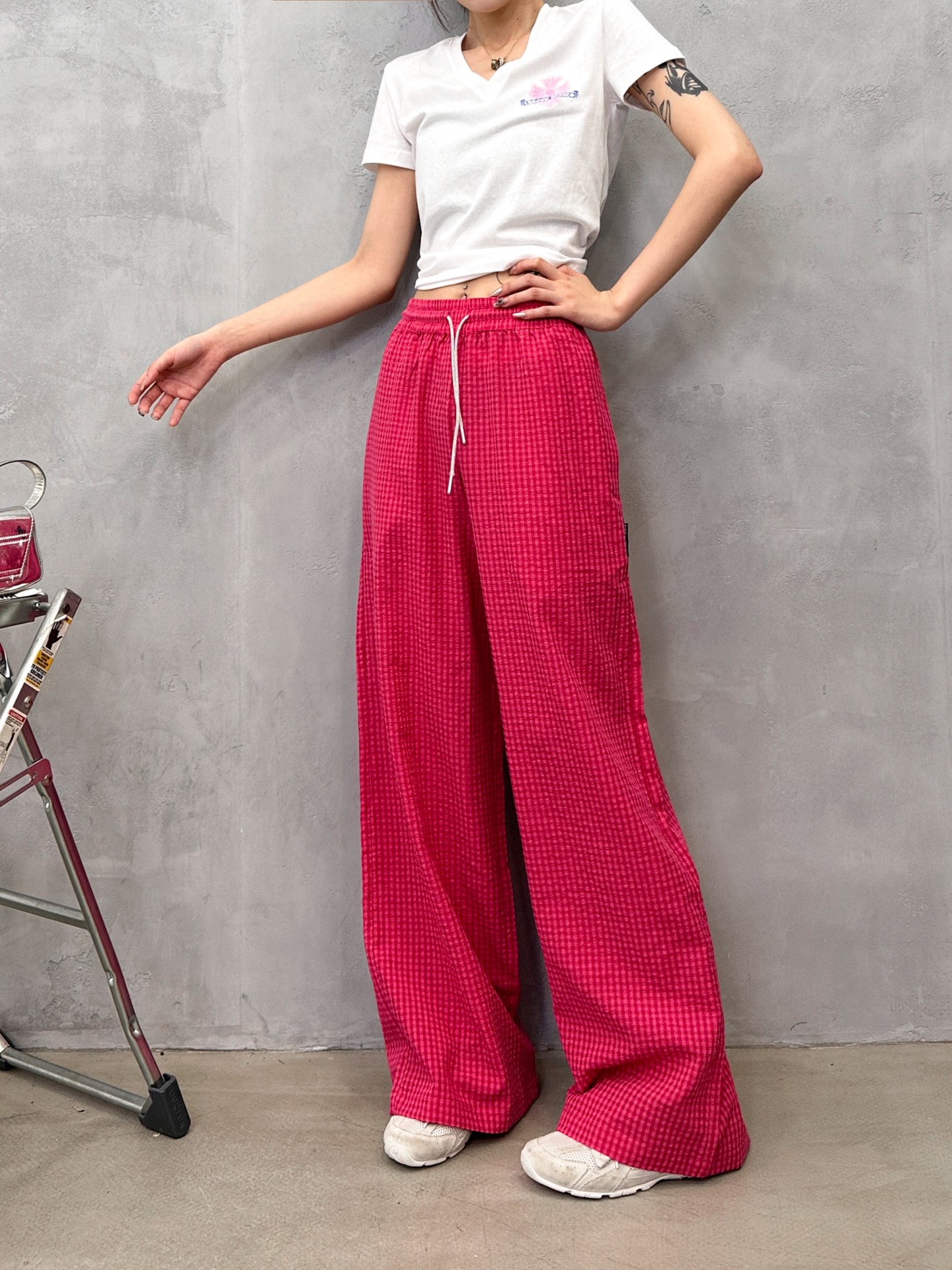 アレキサンダーワン ラインストーン ワイドパンツ 画像 8