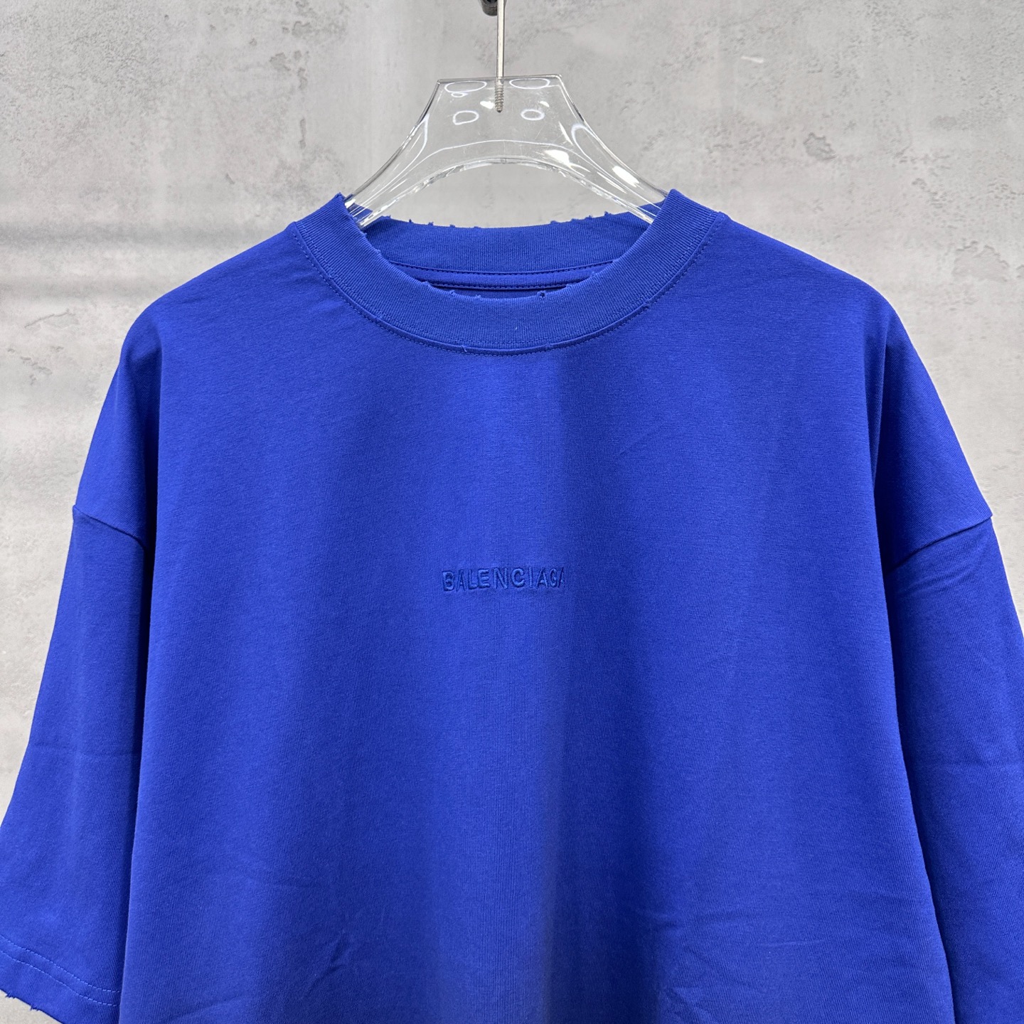 バレンシアガ ロゴ刺繍 オーバーサイズTシャツ 詳細画像 2