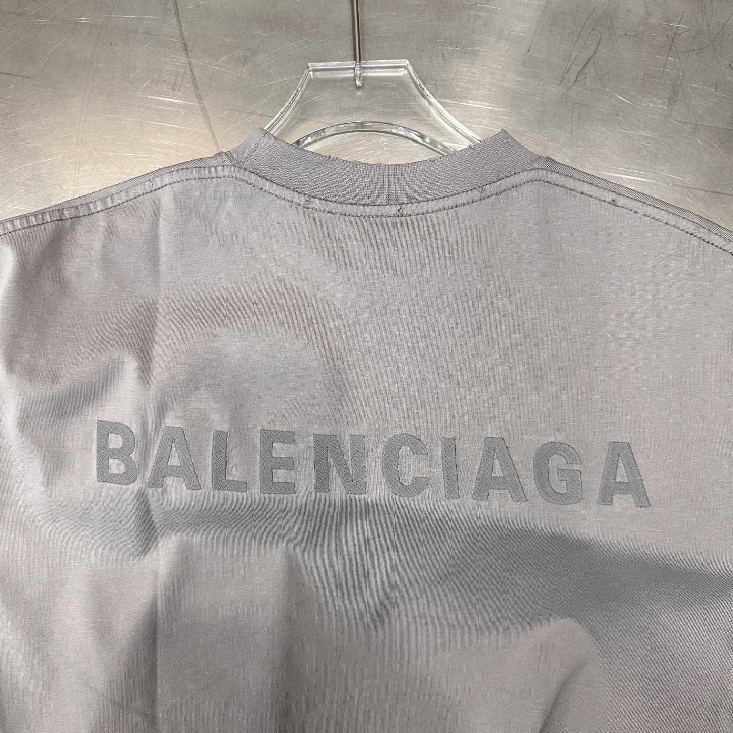 バレンシアガ ウォッシュド ロゴ Tシャツ 画像 7