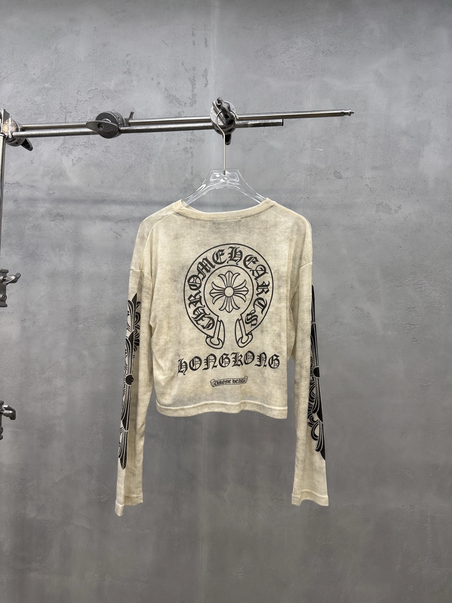 クロムハーツ タイダイ グラフィック ウォッシュド 長袖トップス 詳細画像 3