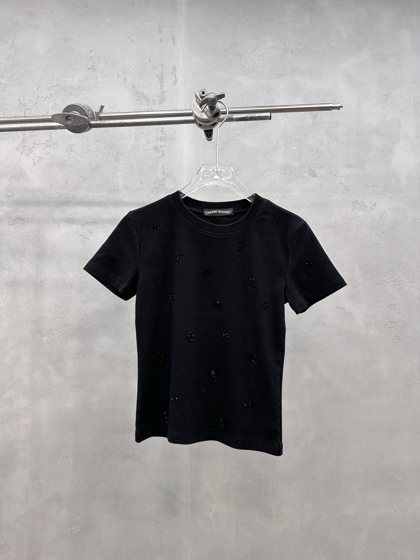 クロムハーツ ラインストーン ウォッシュド Tシャツ 詳細画像 1