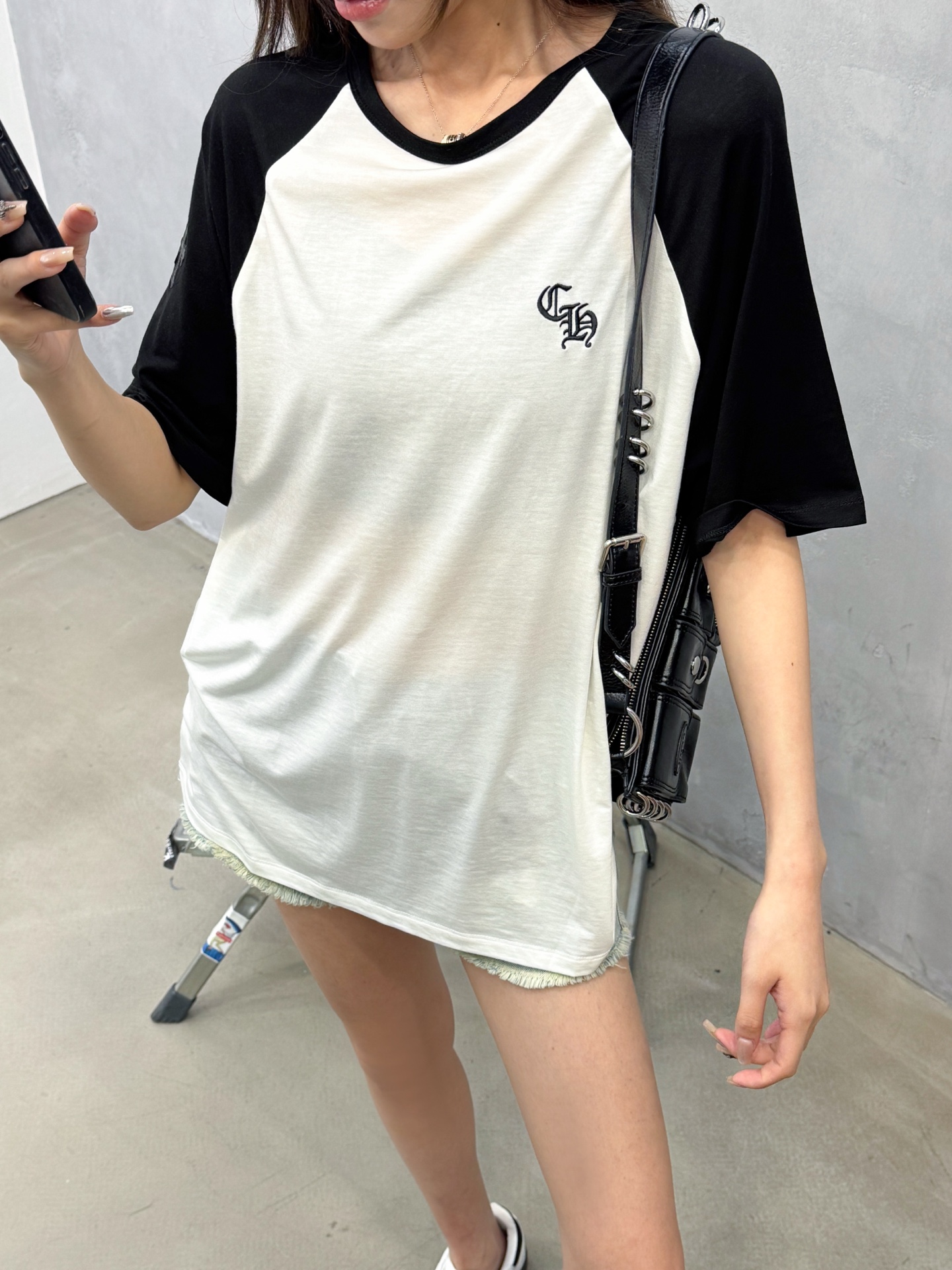 クロムハーツ ラグラン ロゴTシャツ 画像 9