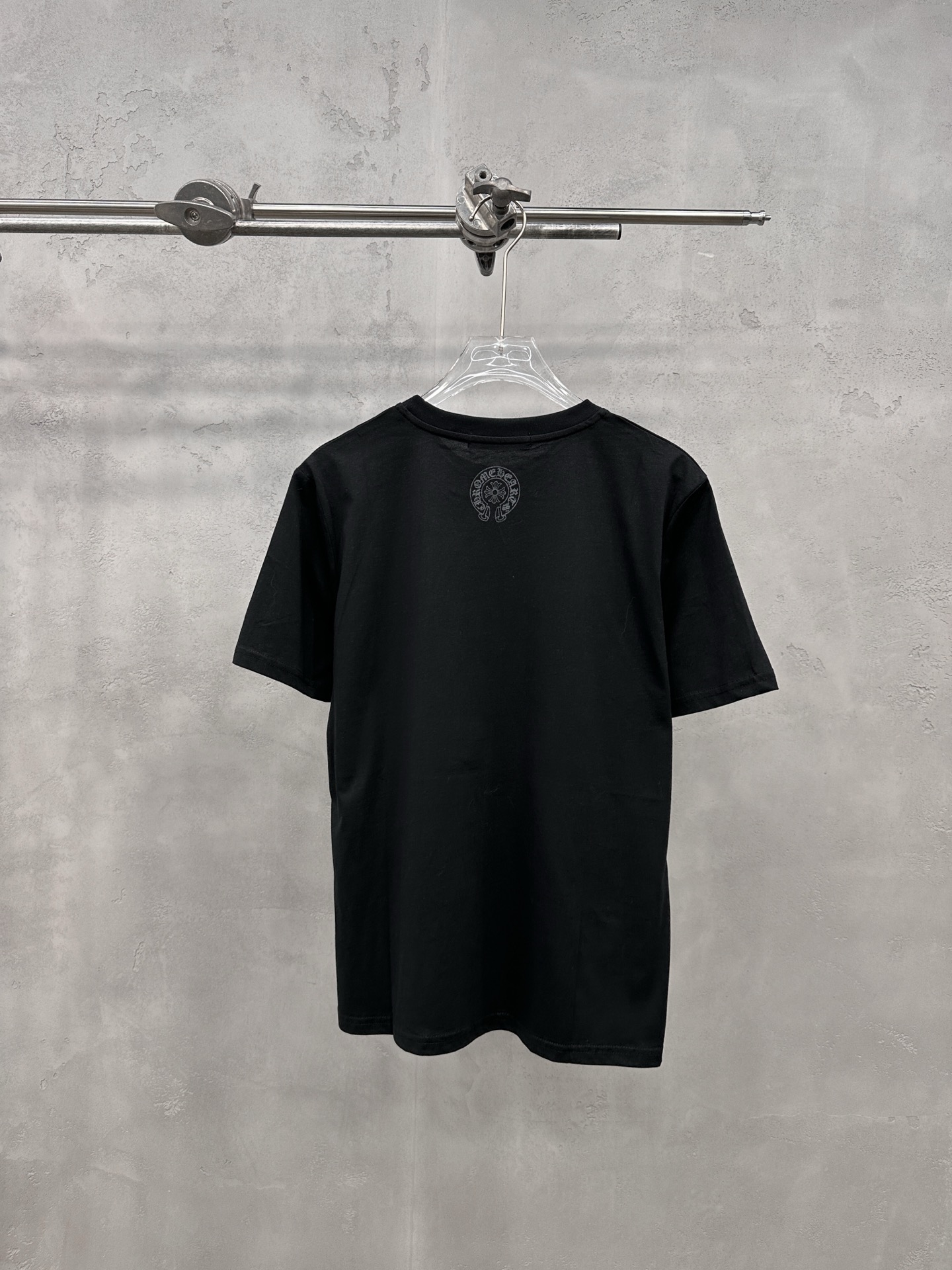 クロムハーツ ネックレスグラフィック ウォッシュ加工Tシャツ 詳細画像 3