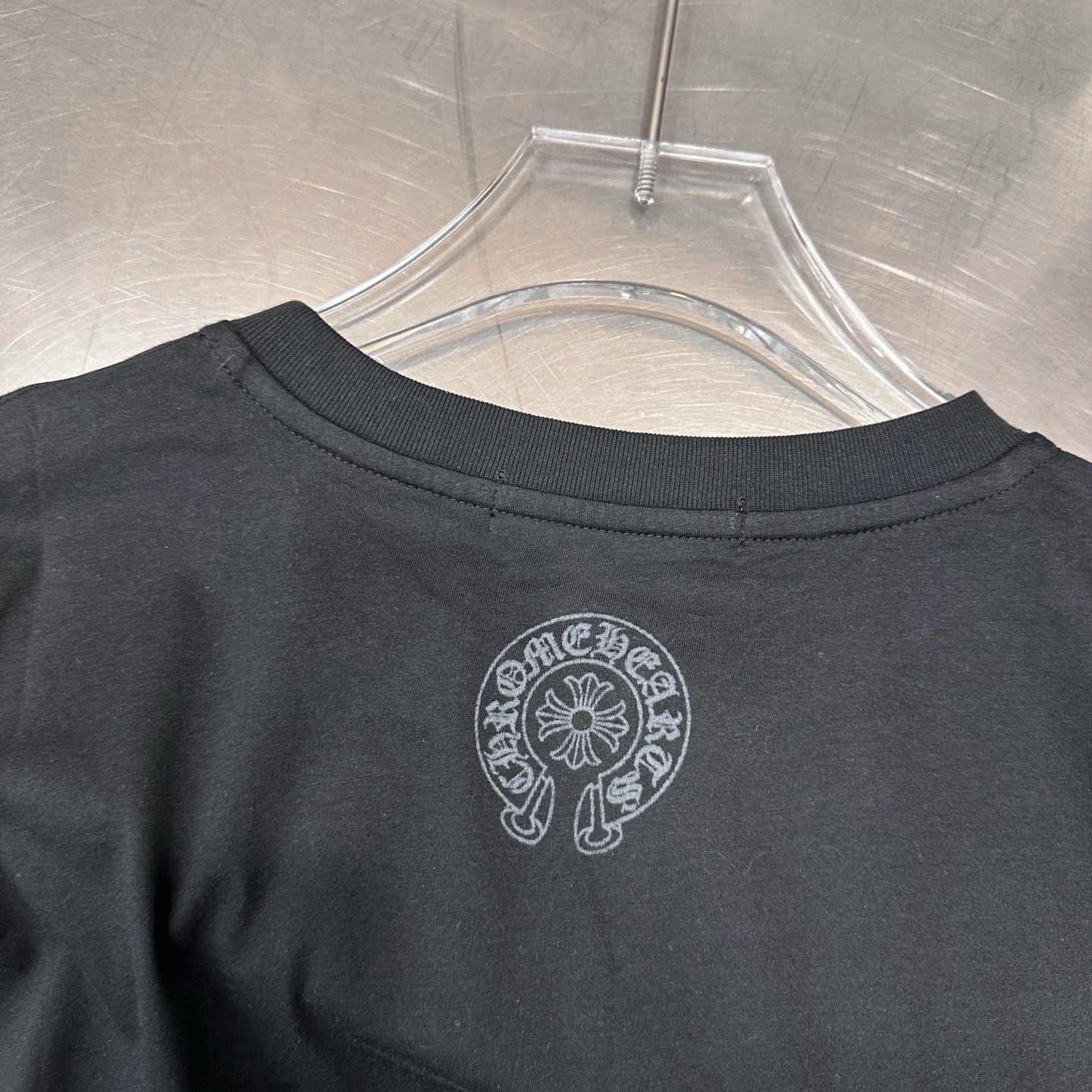 クロムハーツ ネックレスグラフィック ウォッシュ加工Tシャツ 画像 8