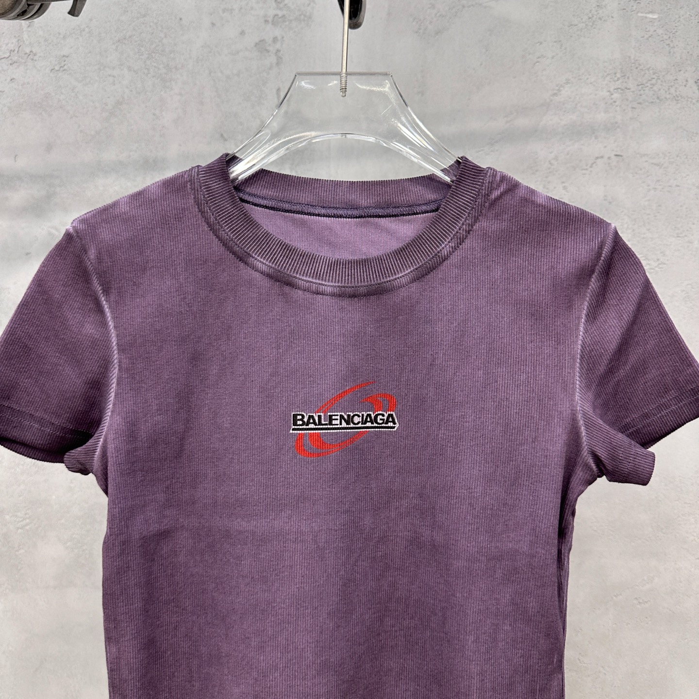 バレンシアガ ロゴ ウォッシュド Tシャツ 詳細画像 2