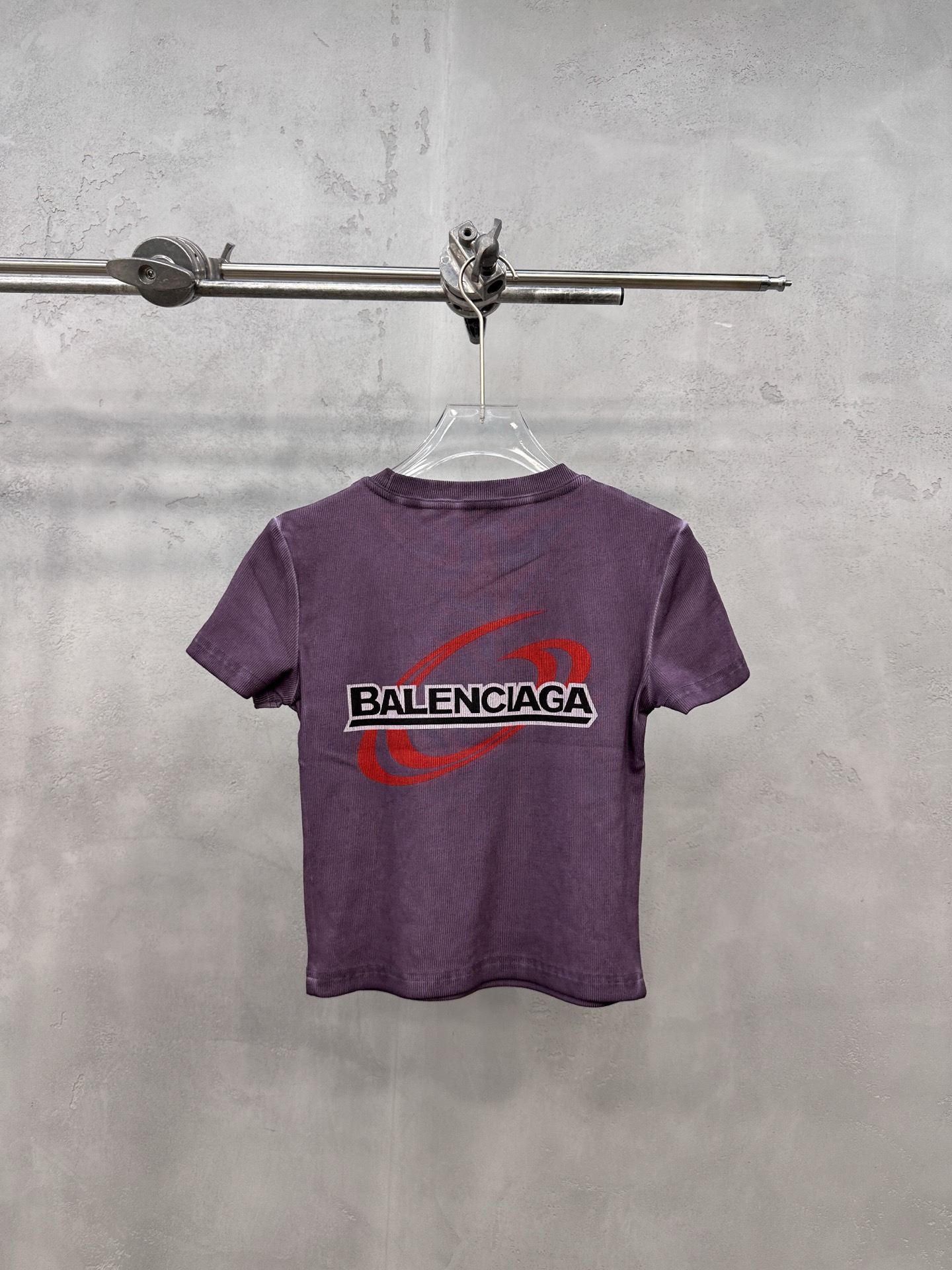 バレンシアガ ロゴ ウォッシュド Tシャツ 詳細画像 3