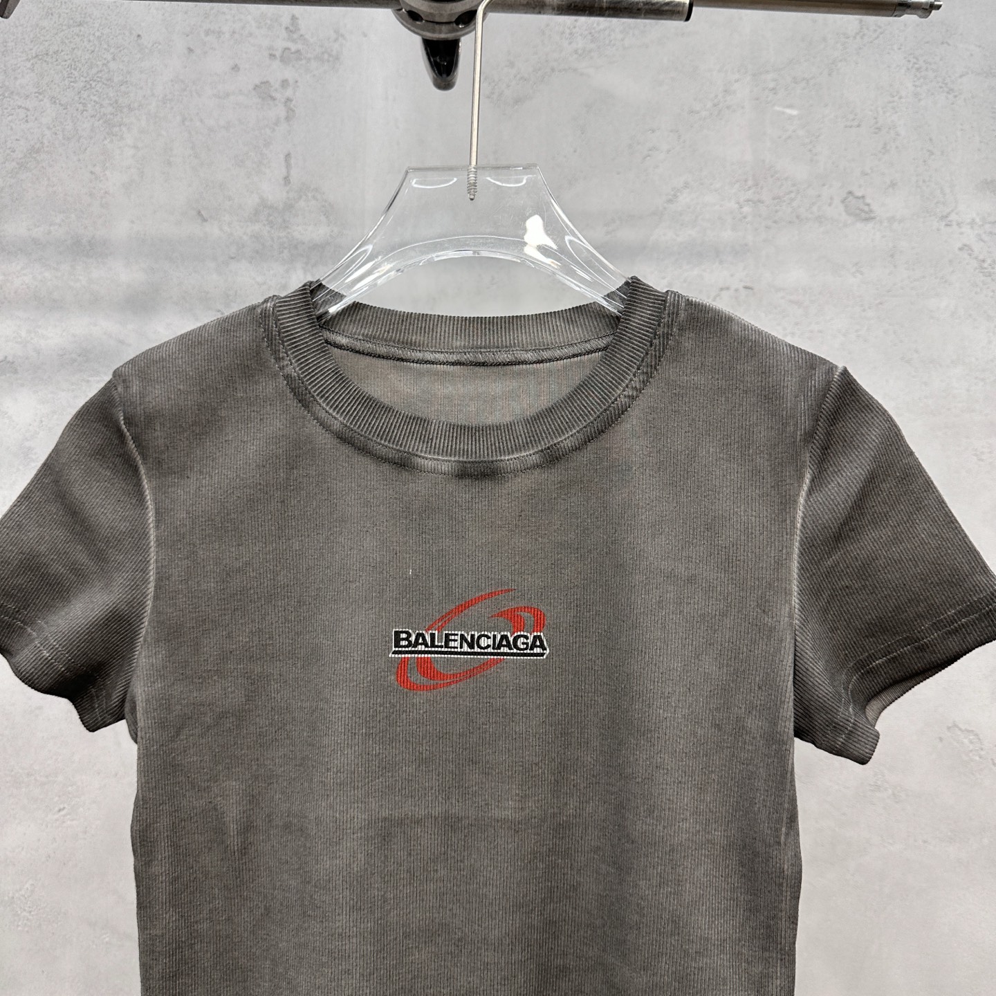 バレンシアガ マルチカラー グラフィック ウォッシュド Tシャツ 詳細画像 2