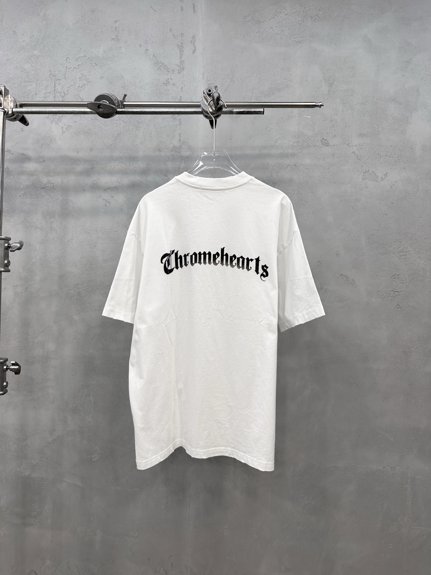 クロムハーツ ラインストーン ロゴ Tシャツ 詳細画像 3