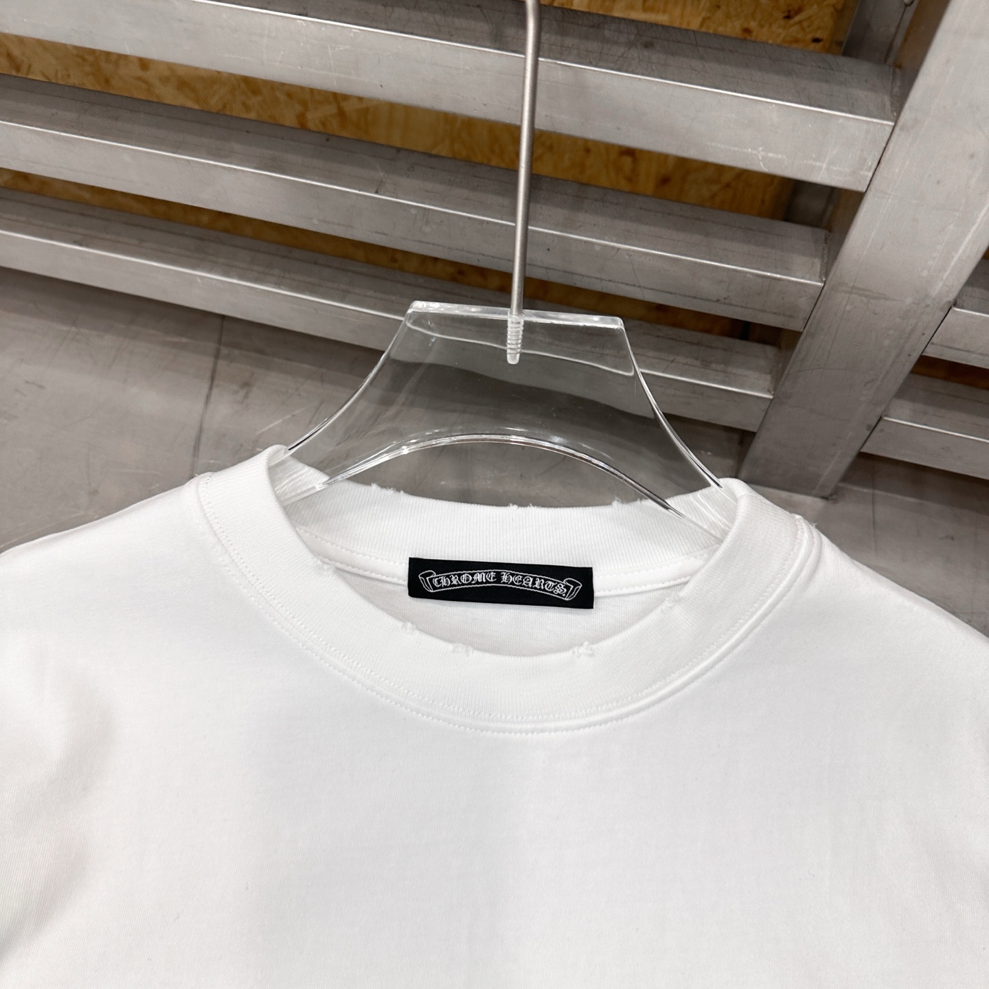 クロムハーツ ラインストーン ロゴ Tシャツ 画像 5