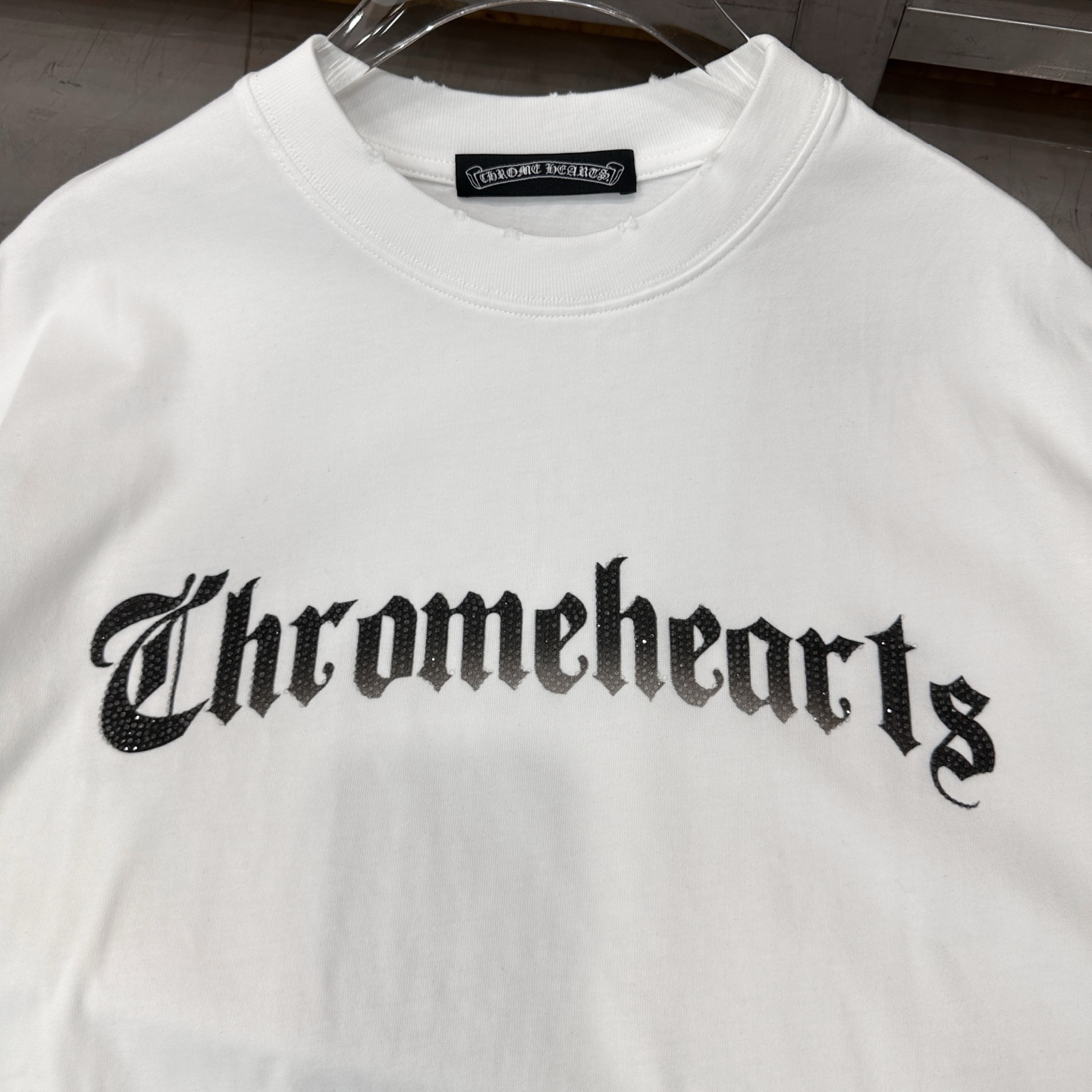 クロムハーツ ラインストーン ロゴ Tシャツ 画像 6