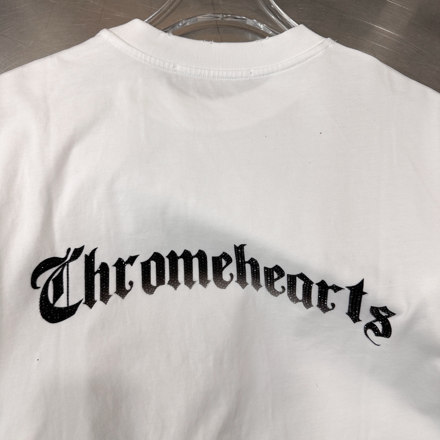 クロムハーツ ラインストーン ロゴ Tシャツ 画像 8