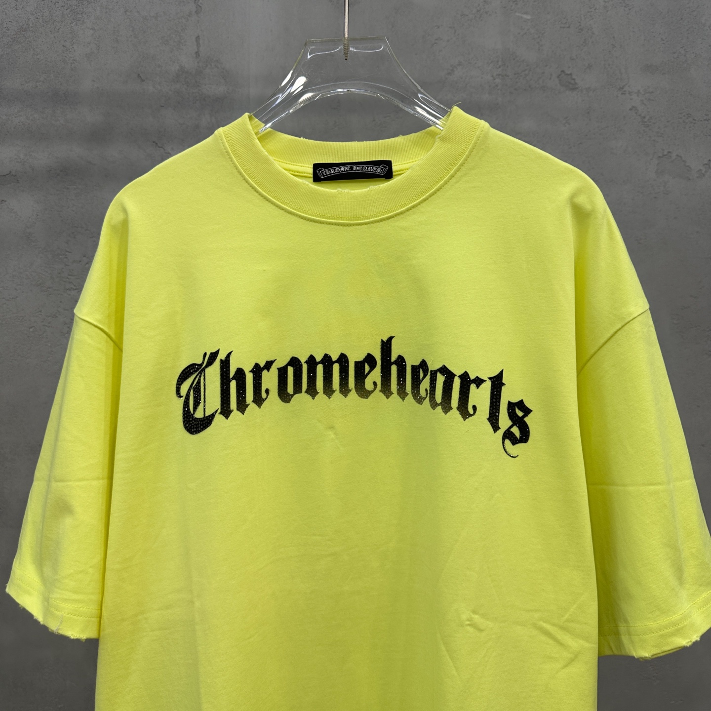 クロムハーツ ラインストーン グラフィック ウォッシュド Tシャツ 詳細画像 2