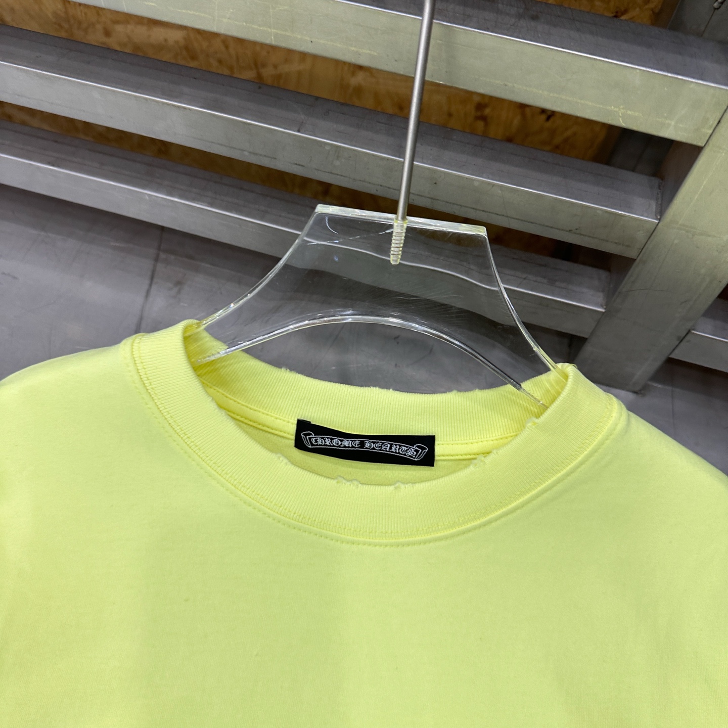クロムハーツ ラインストーン グラフィック ウォッシュド Tシャツ 画像 5