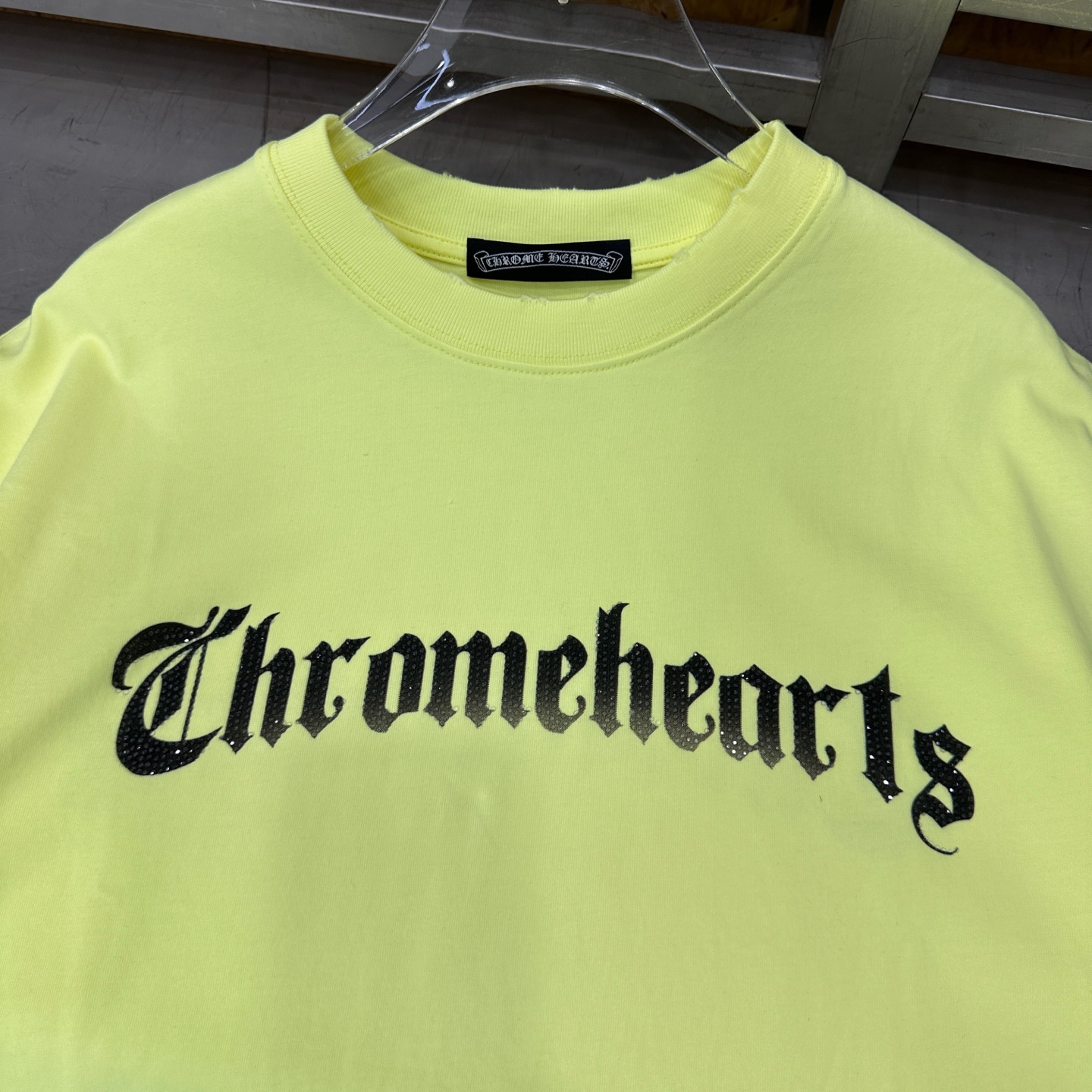 クロムハーツ ラインストーン グラフィック ウォッシュド Tシャツ 画像 6