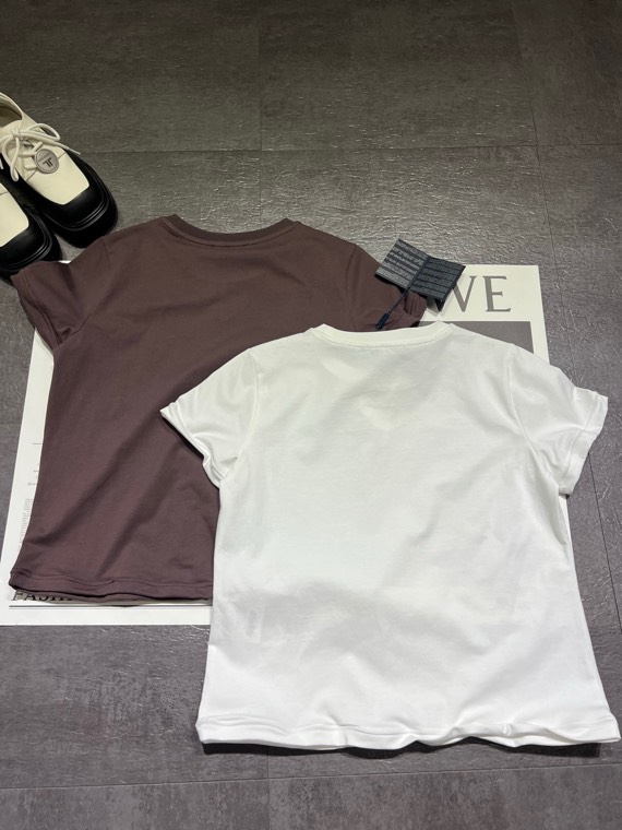 プラダ レーストリム コットンTシャツ 画像 6