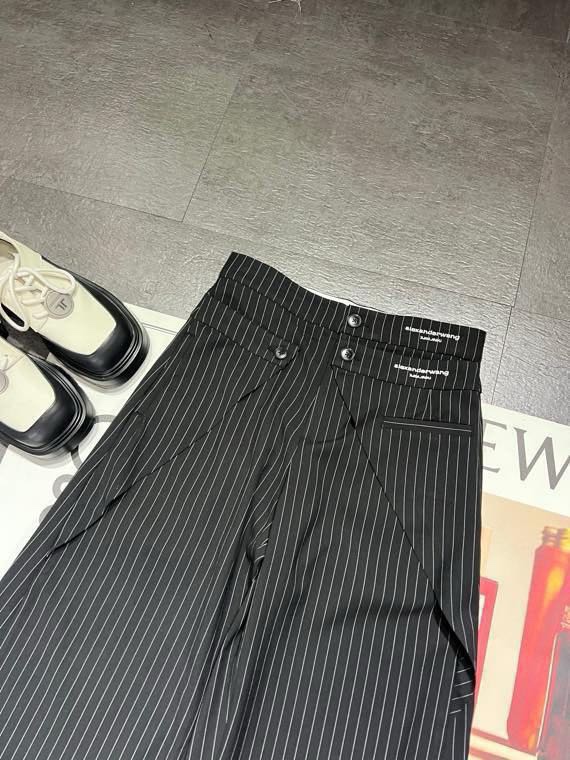 アレキサンダーワン ストライプ テーラードパンツ 画像 5