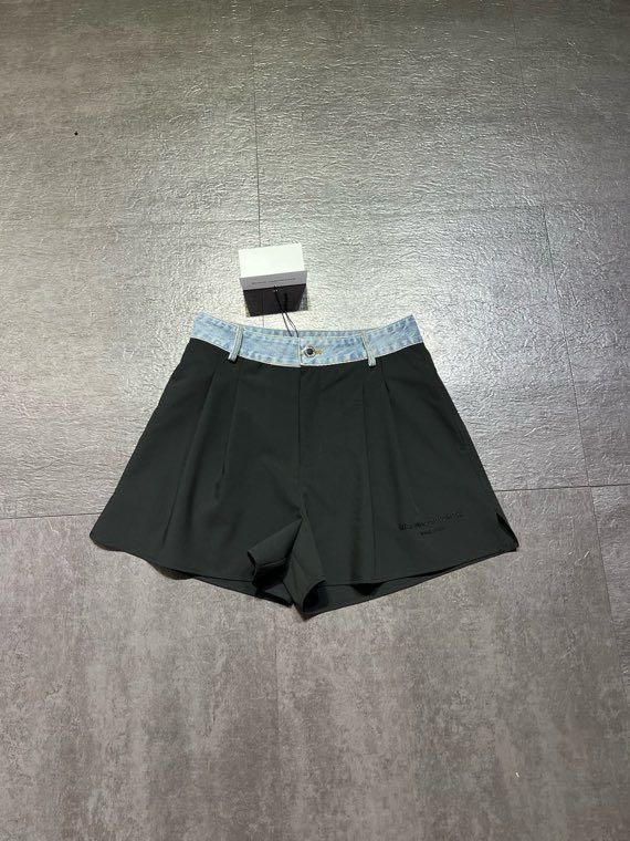 アレキサンダーワン デニムウエストバンド ミッドライズショーツ 画像 8