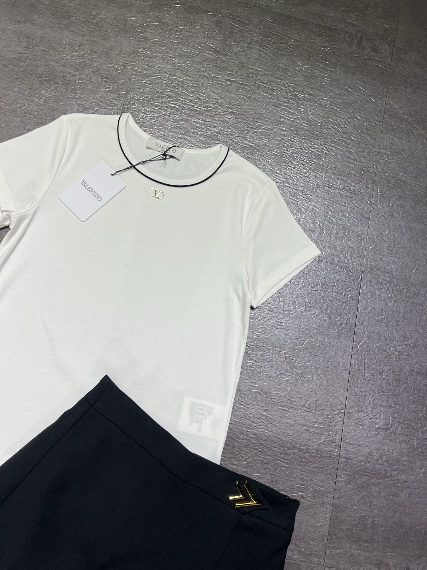 ヴァレンティノ コットンTシャツ スコートセット 詳細画像 2
