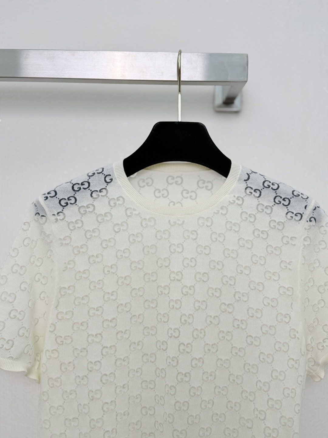 グッチ GGジャカード 半袖ニットトップ 画像 4