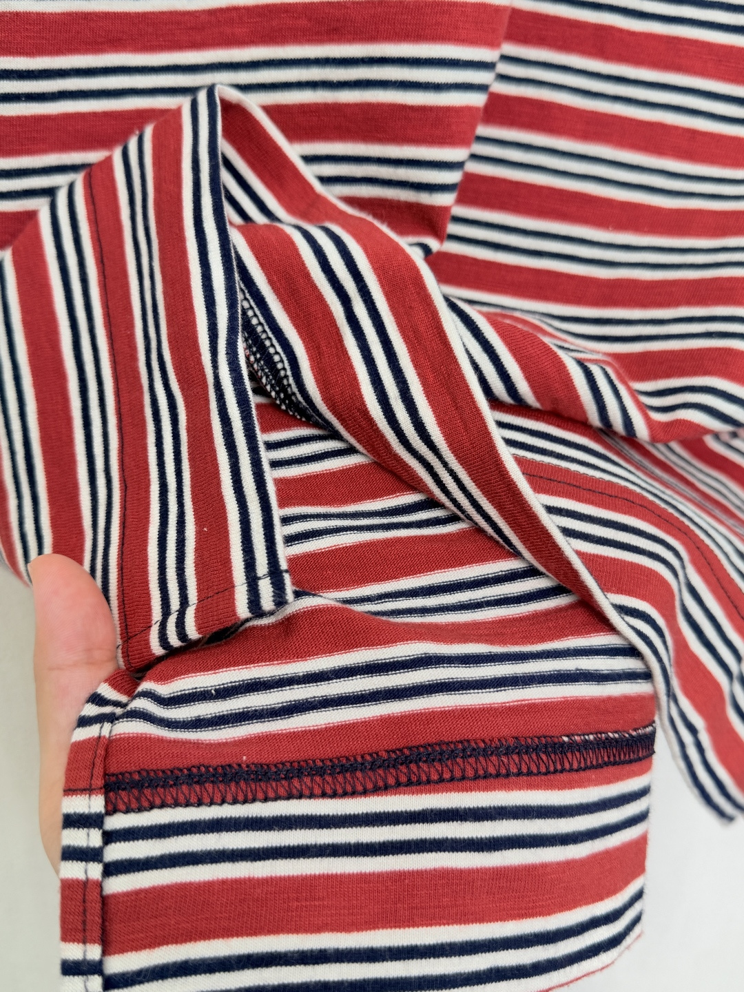 シャネル 26M ココビーチ ボーダー シーホースTシャツ レッド 画像 7