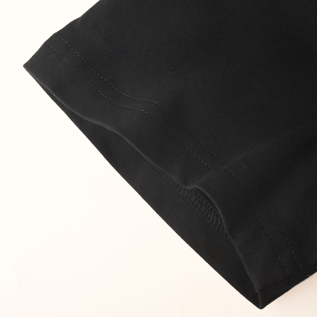 ルイヴィトン LV モノグラム フロントバック刺繍 Tシャツ ブラック 画像 6