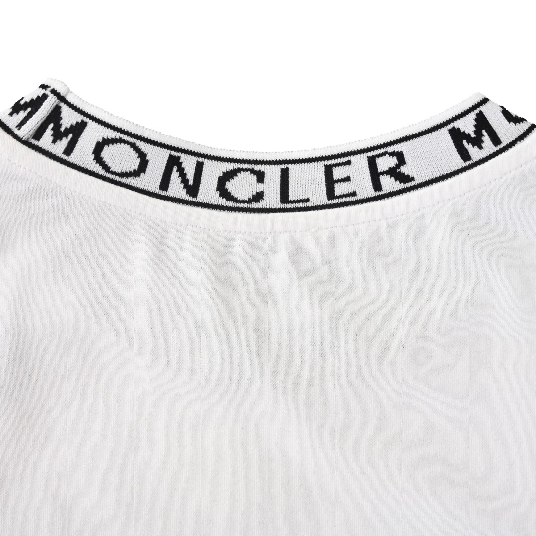 モンクレール MC カラーレター Tシャツ ホワイト 画像 8