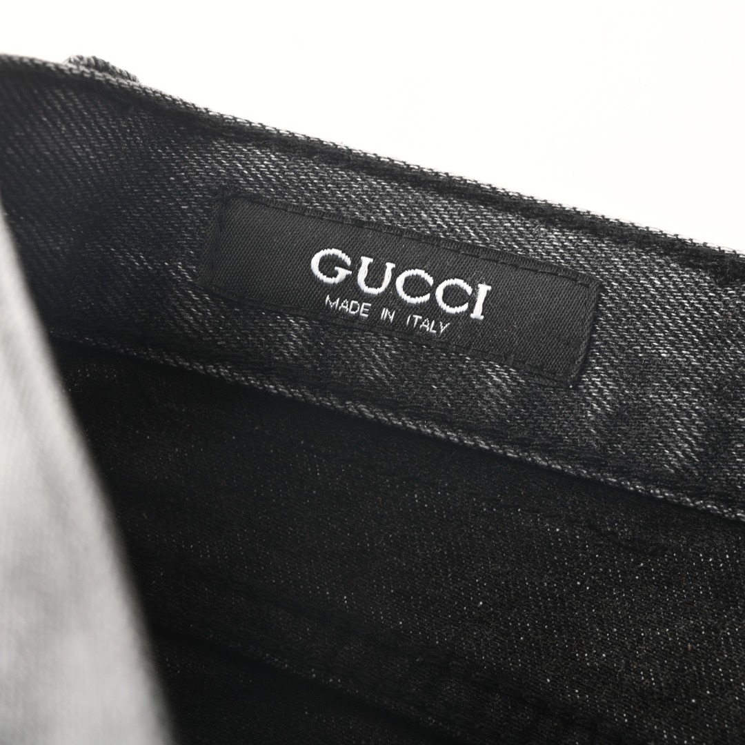 グッチ GUC ロック デニムパンツ ウォッシュグレー 画像 5