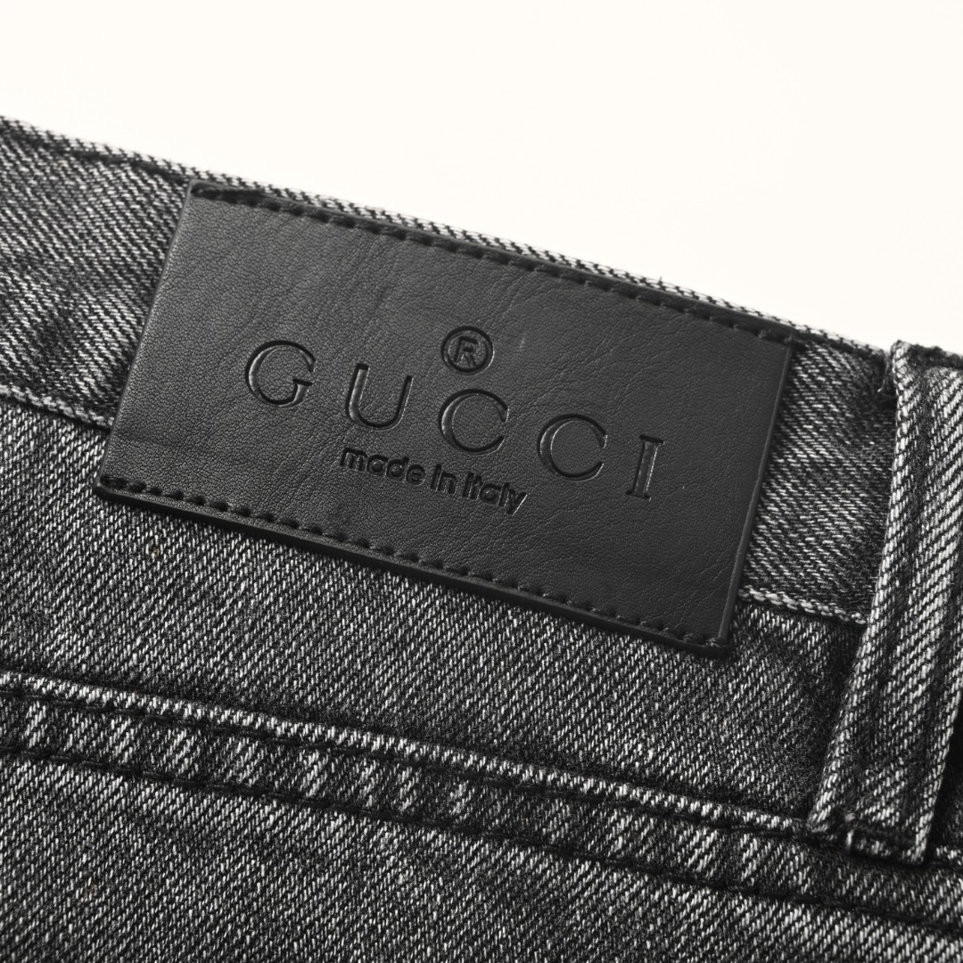 グッチ GUC ロック デニムパンツ ウォッシュグレー 画像 9