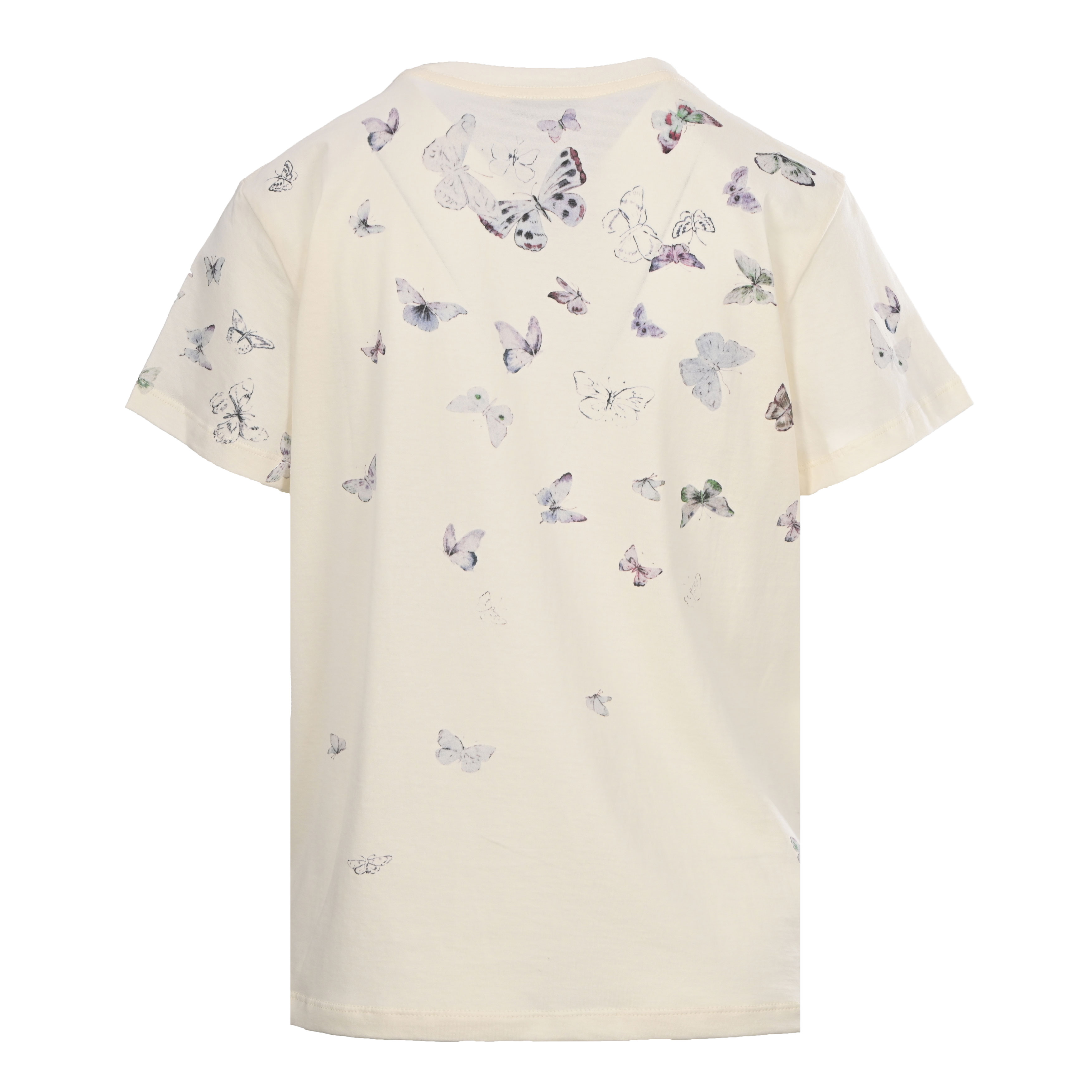 ディオール Dioresque Butterfly コットンジャージー Tシャツ ベージュ マルチカラー 613T07A4263_X1846 詳細画像 3