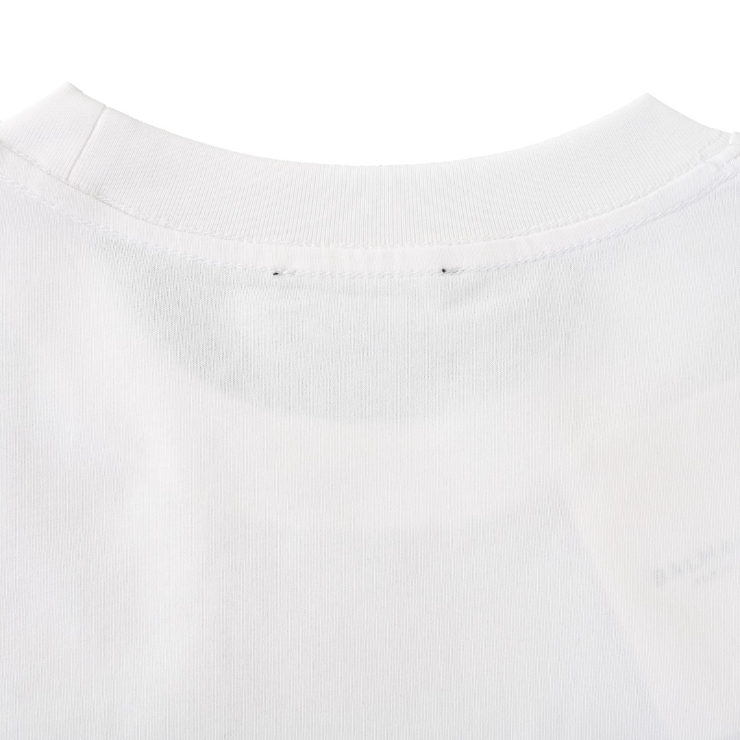 バルマン スモールロゴ ボンディング Tシャツ ホワイト ブラック 画像 7