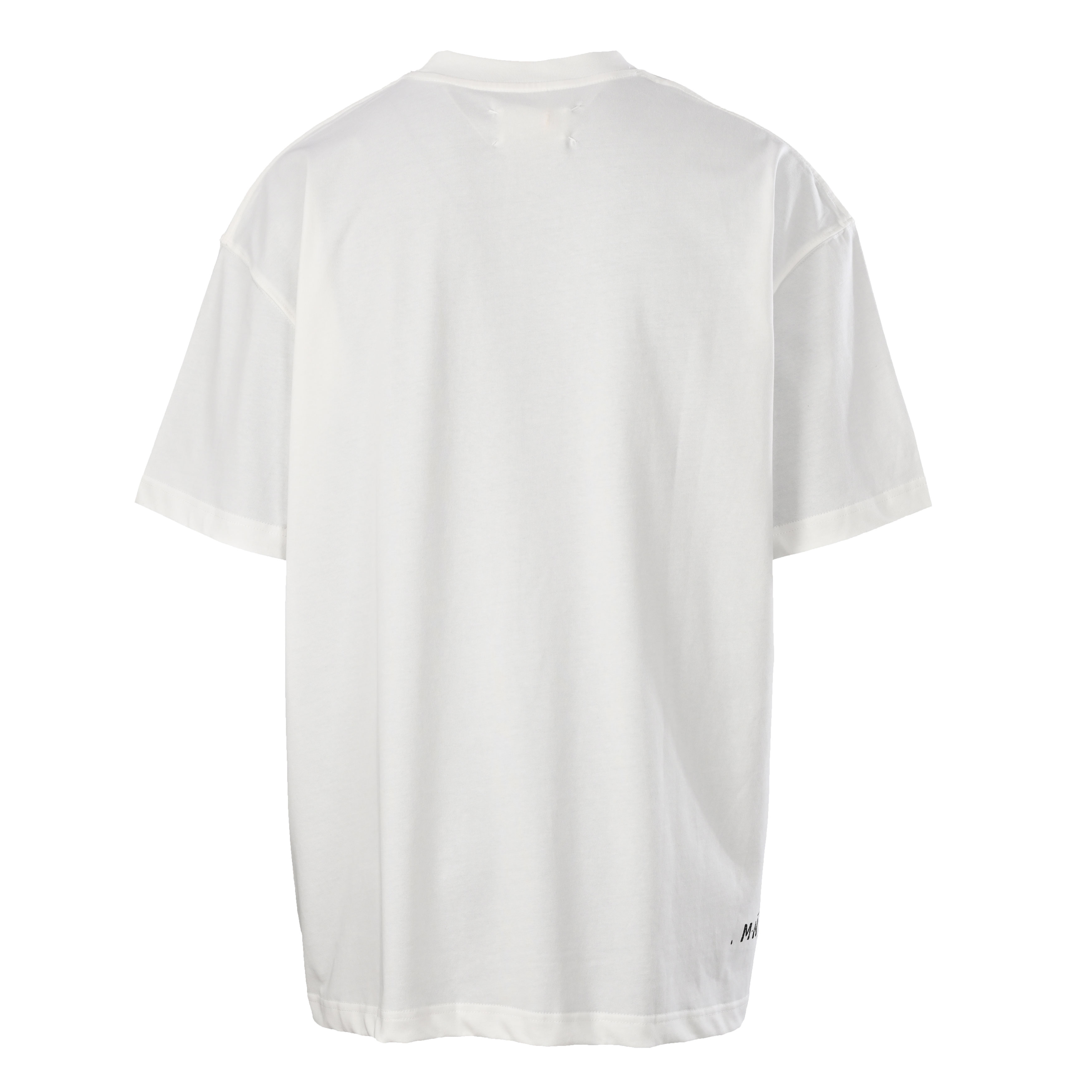 エムエムシックス メゾン マルジェラ ナンバーレター プリント Tシャツ ホワイト 詳細画像 3