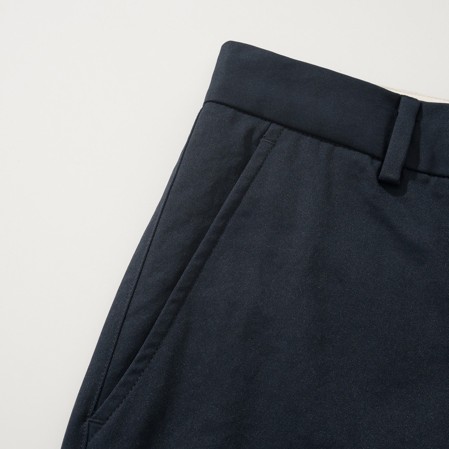 ロロ ピアーナ Carlo コットン パンツ ネイビー ブルー 画像 4