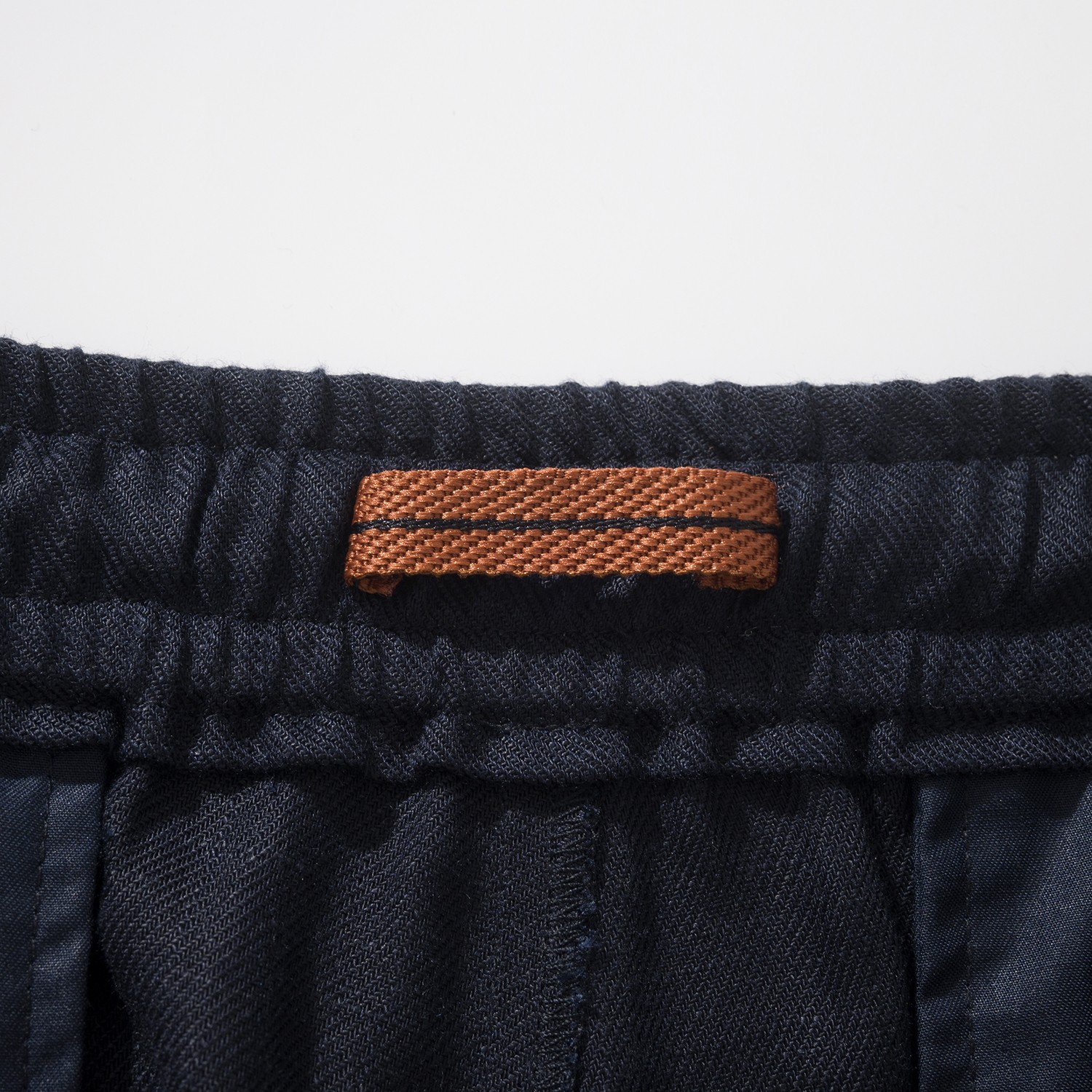 ゼニア Oasi Lino ドローストリング ショーツ ダークブラウン 画像 6