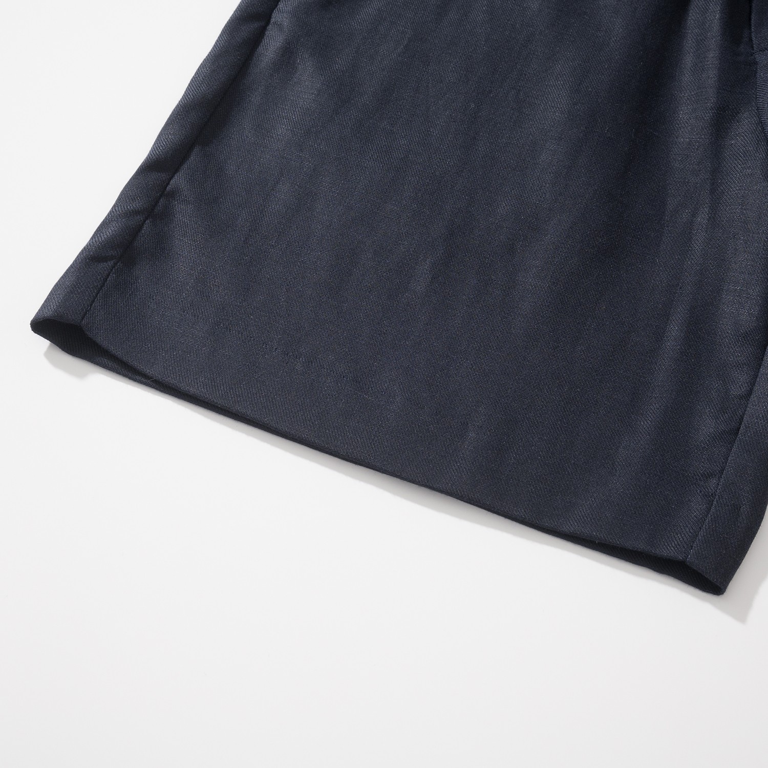 ゼニア Oasi Lino ドローストリング ショーツ ダークブラウン 画像 7