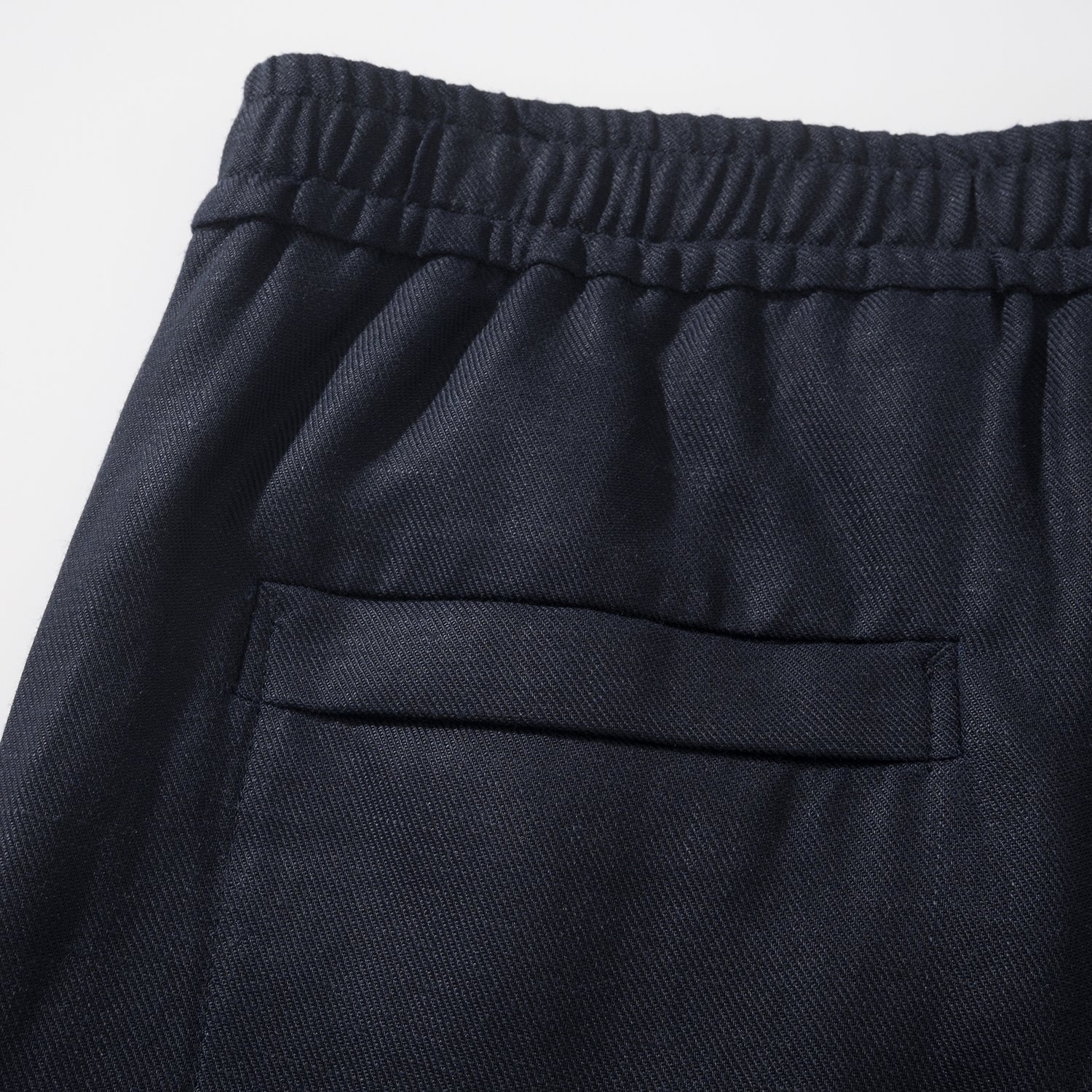 ゼニア Oasi Lino ドローストリング ショーツ ダークブラウン 画像 9