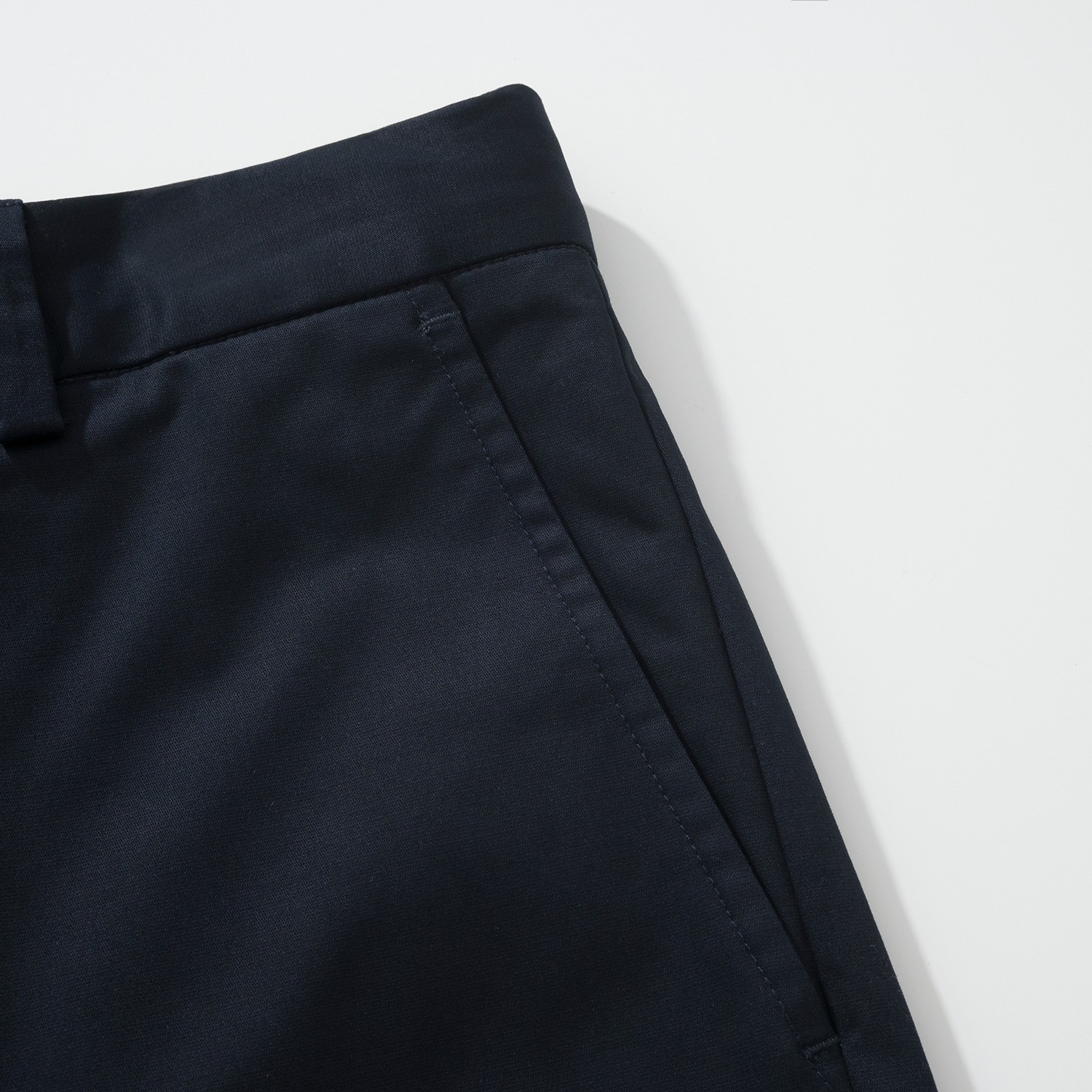 ロロ ピアーナ Deck Short コットンショーツ ネイビー 画像 9