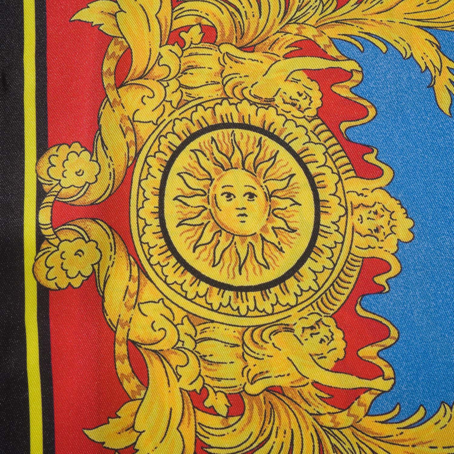 ヴェルサーチ The Sun プリント シルクシャツ マルチカラー 画像 5