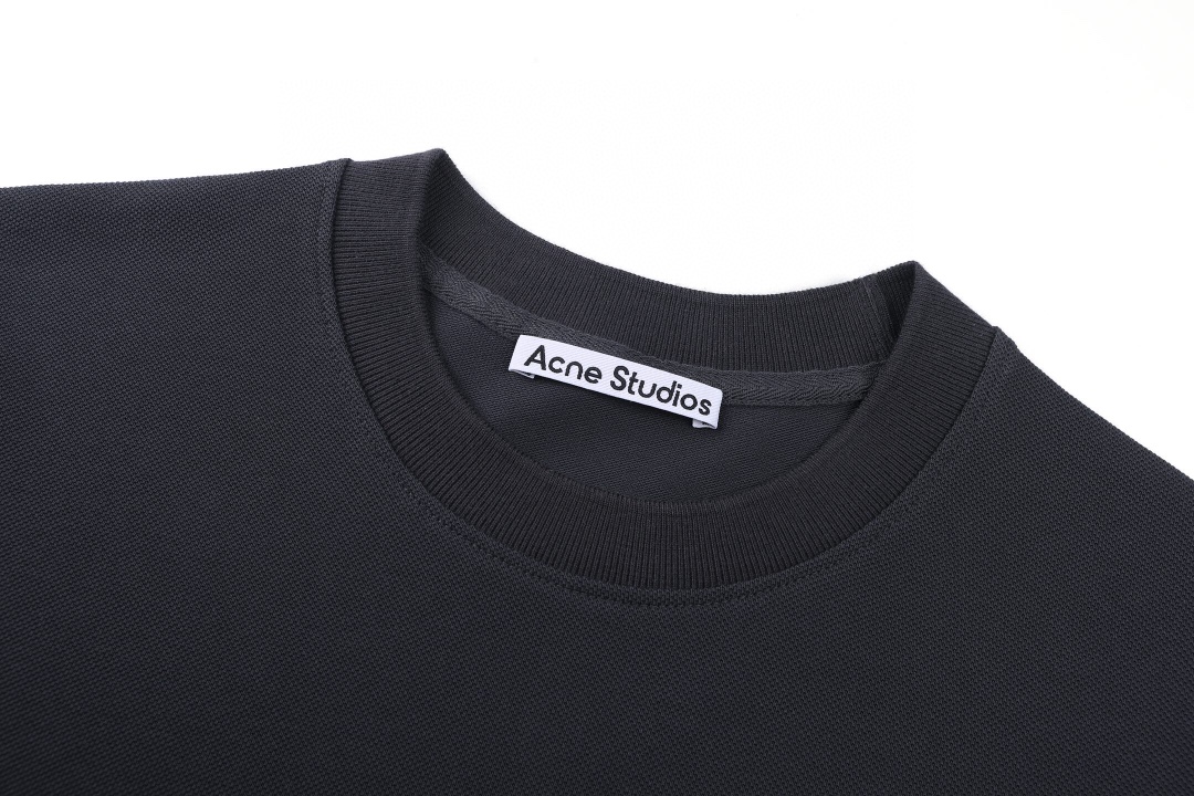 アクネ ストゥディオズ 3Dロゴ刺繍Tシャツ ウォッシュグレー 詳細画像 3