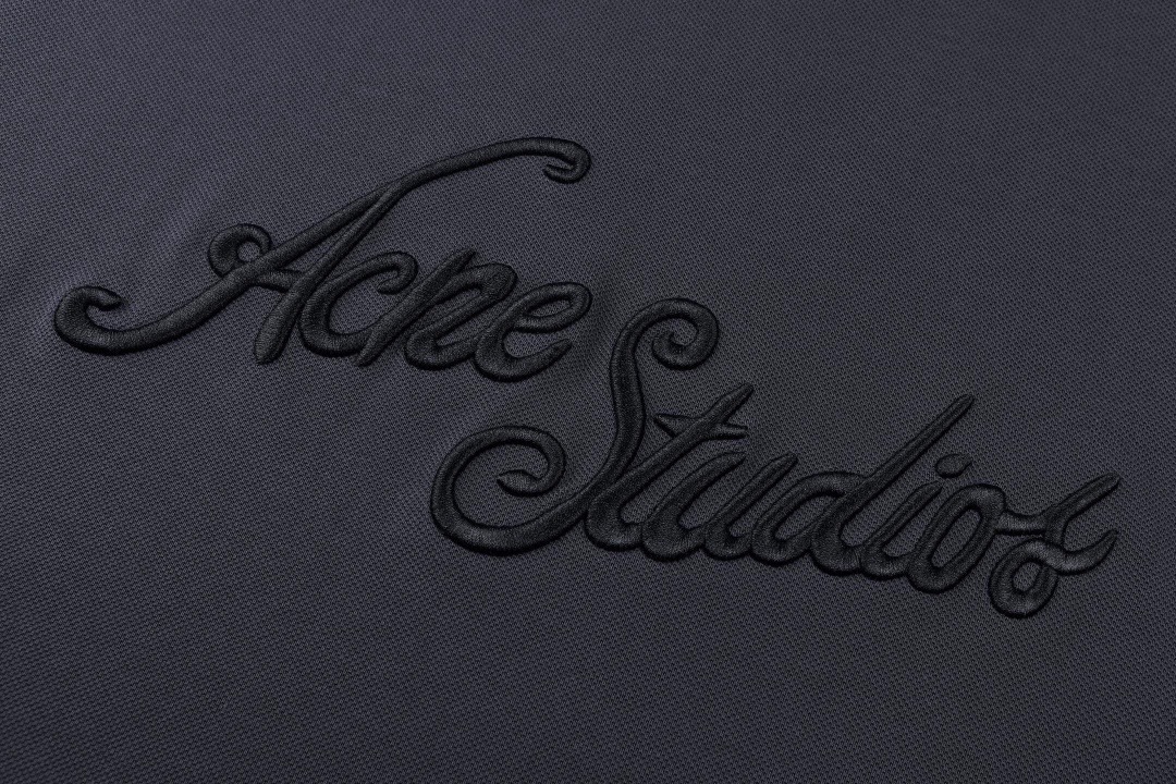 アクネ ストゥディオズ 3Dロゴ刺繍Tシャツ ウォッシュグレー 画像 5
