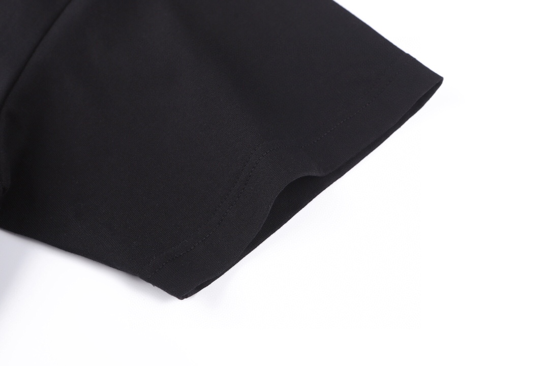 アクネ ストゥディオズ ベーシックロゴ刺繍Tシャツ ブラック 画像 6